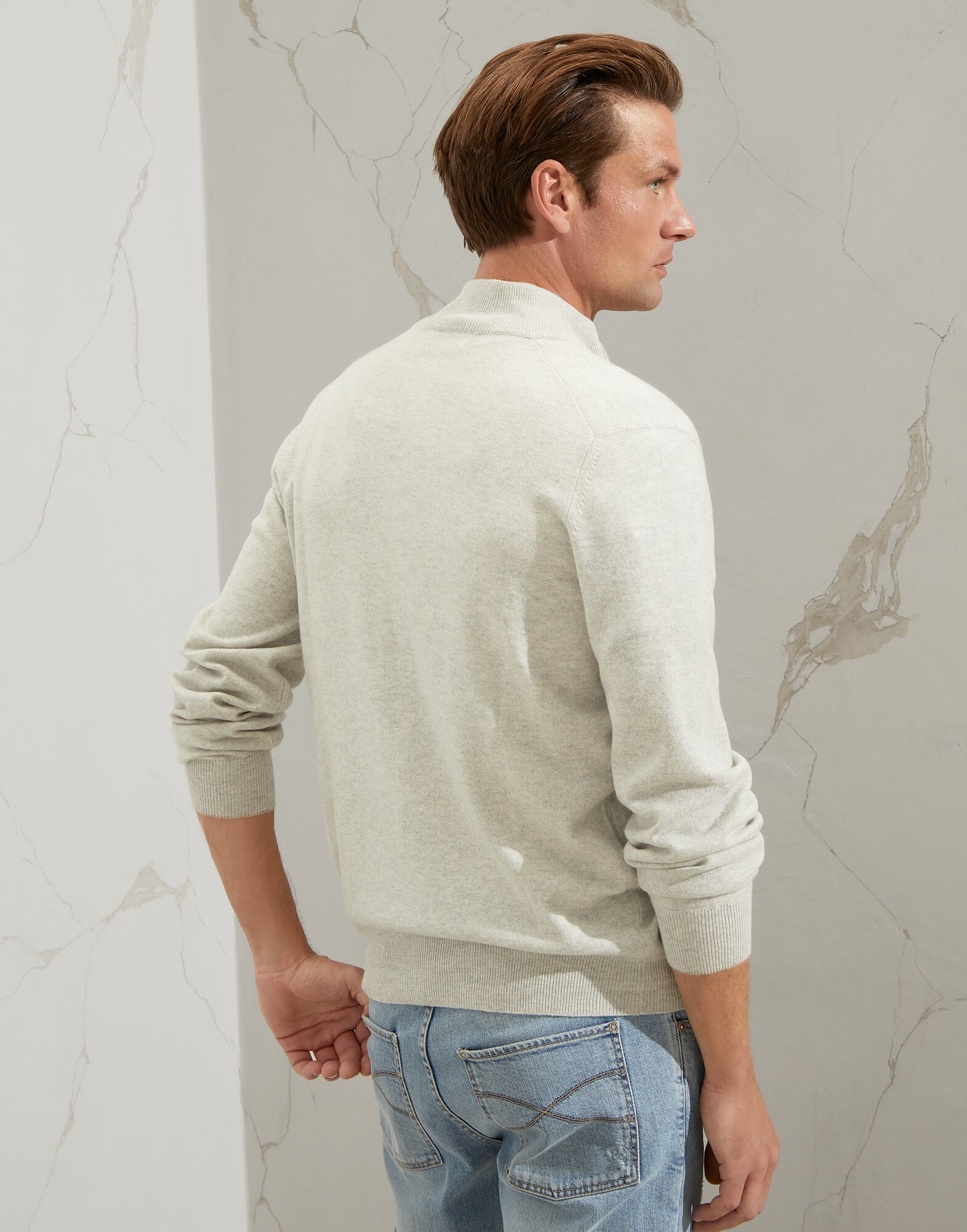 Zip-front Cardigan - Back