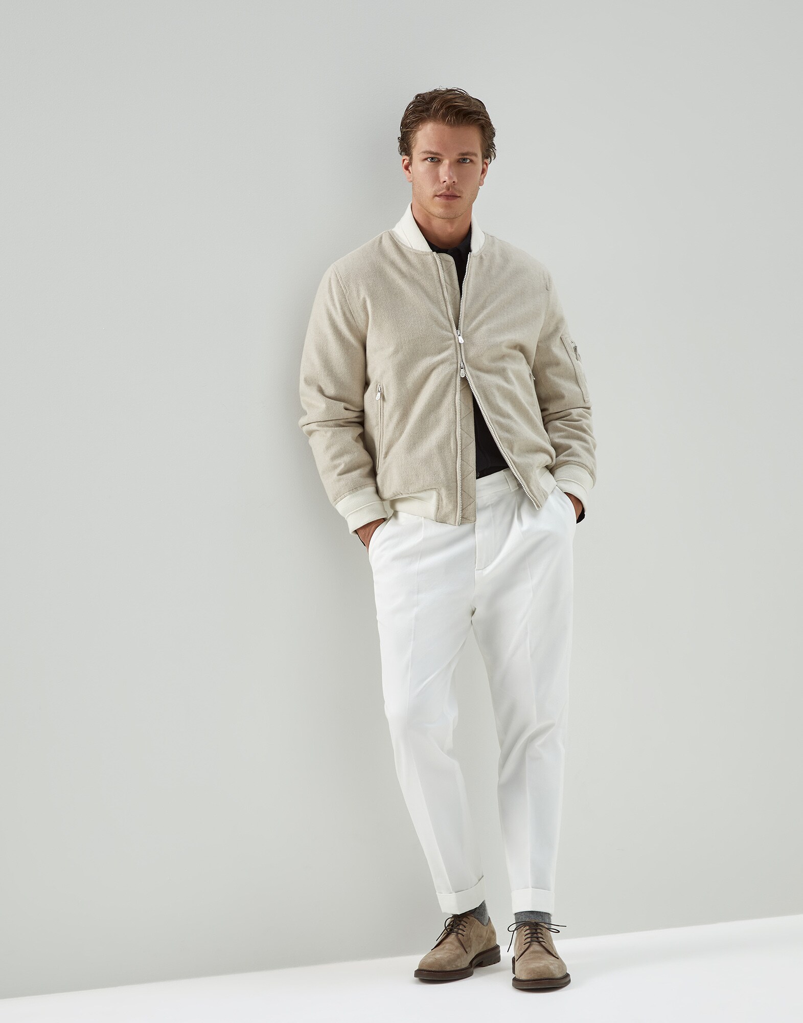 Button-front Cardigan - Full look
