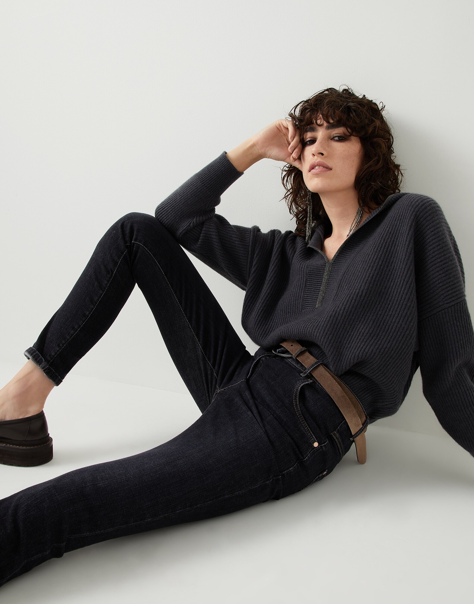 Hooded Sweater - Editorial view