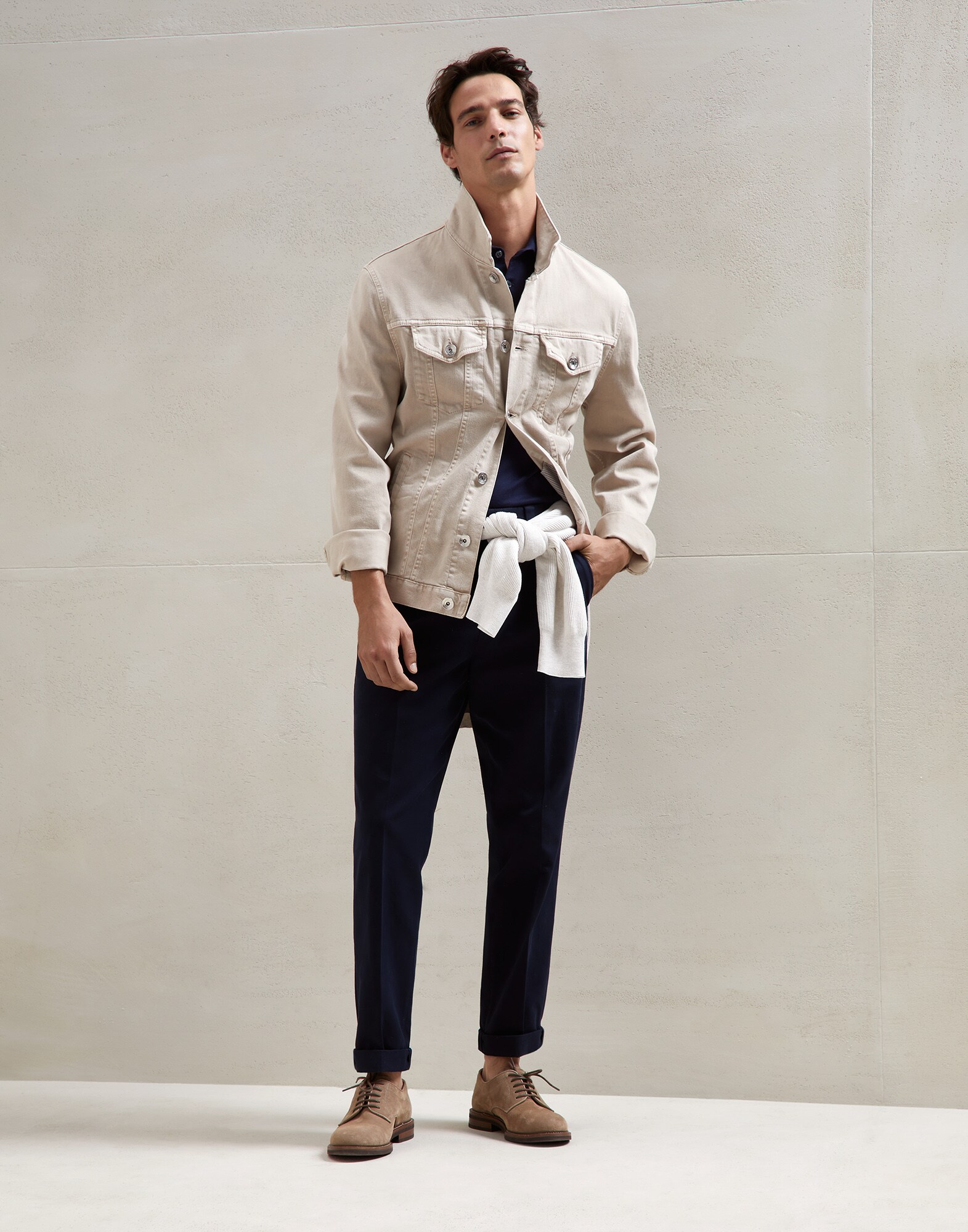 Polo-Style Sweater - Full look