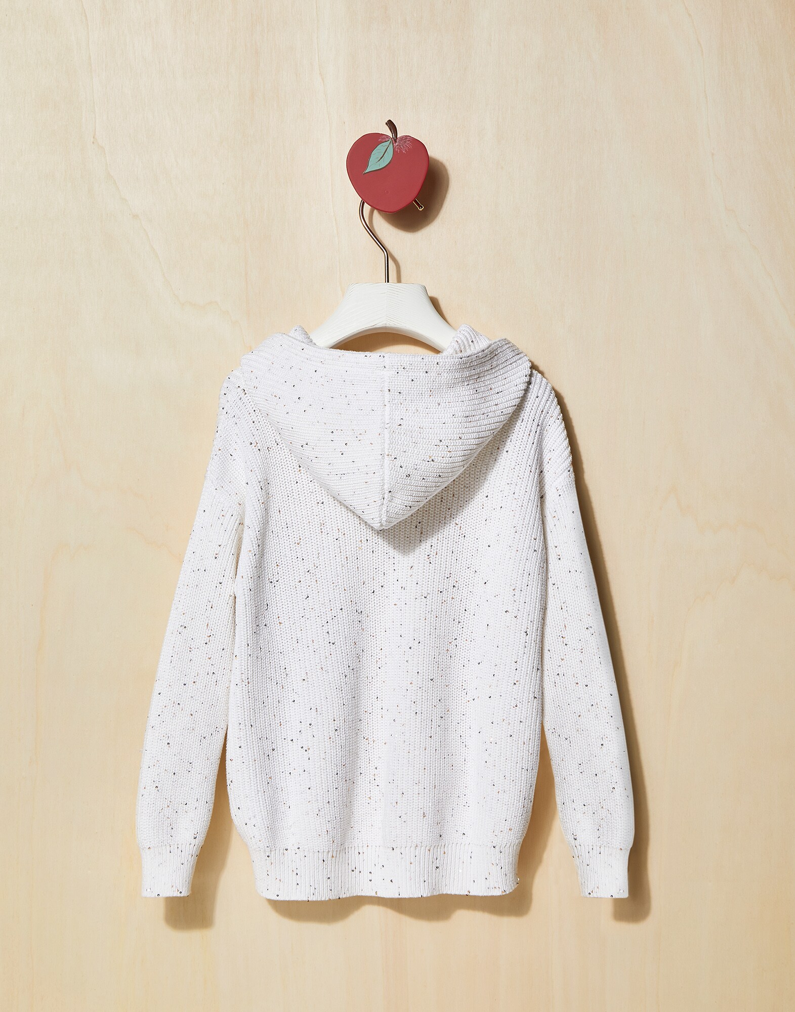 Hooded Cardigan - Back view