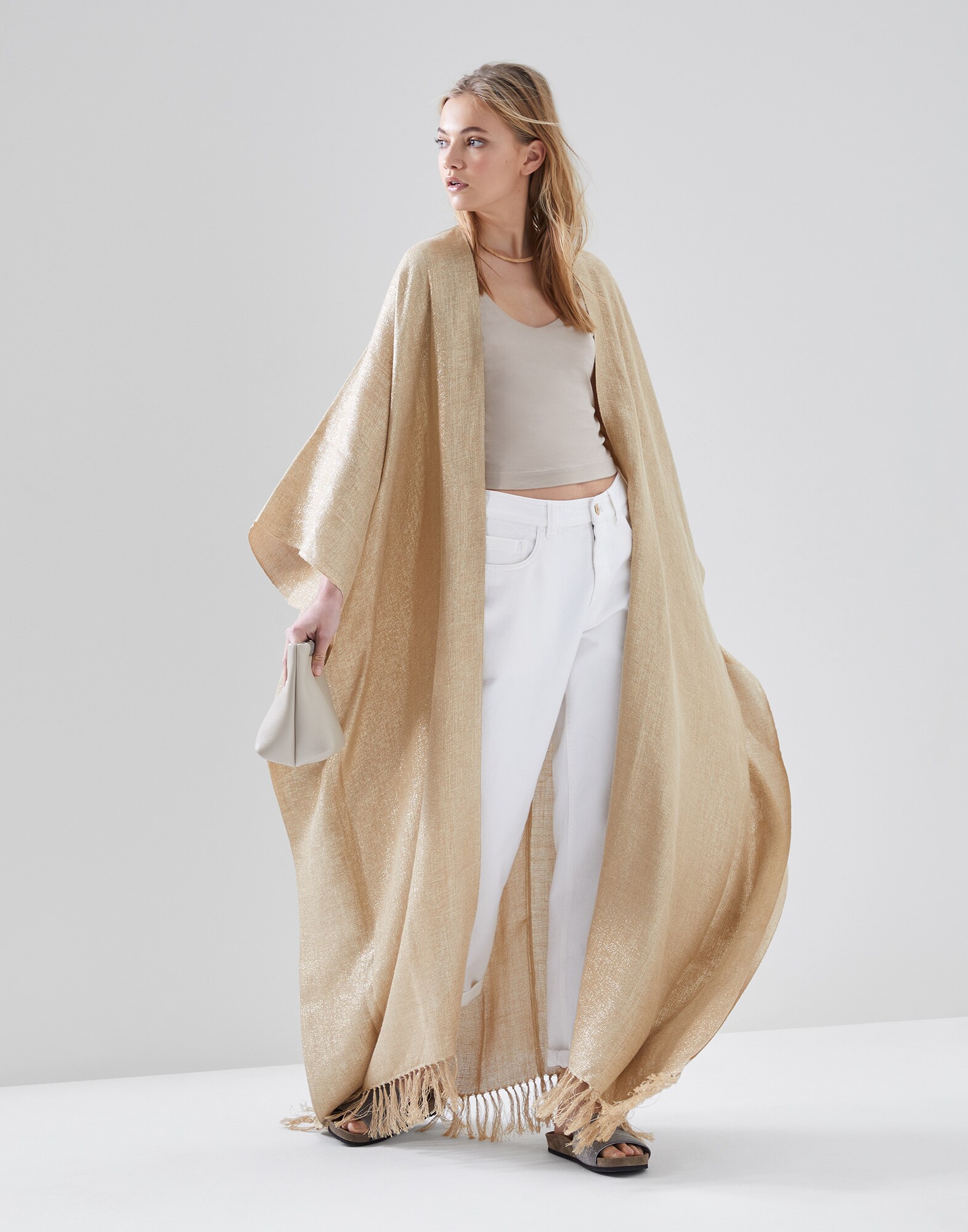 Poncho - Vista look completo