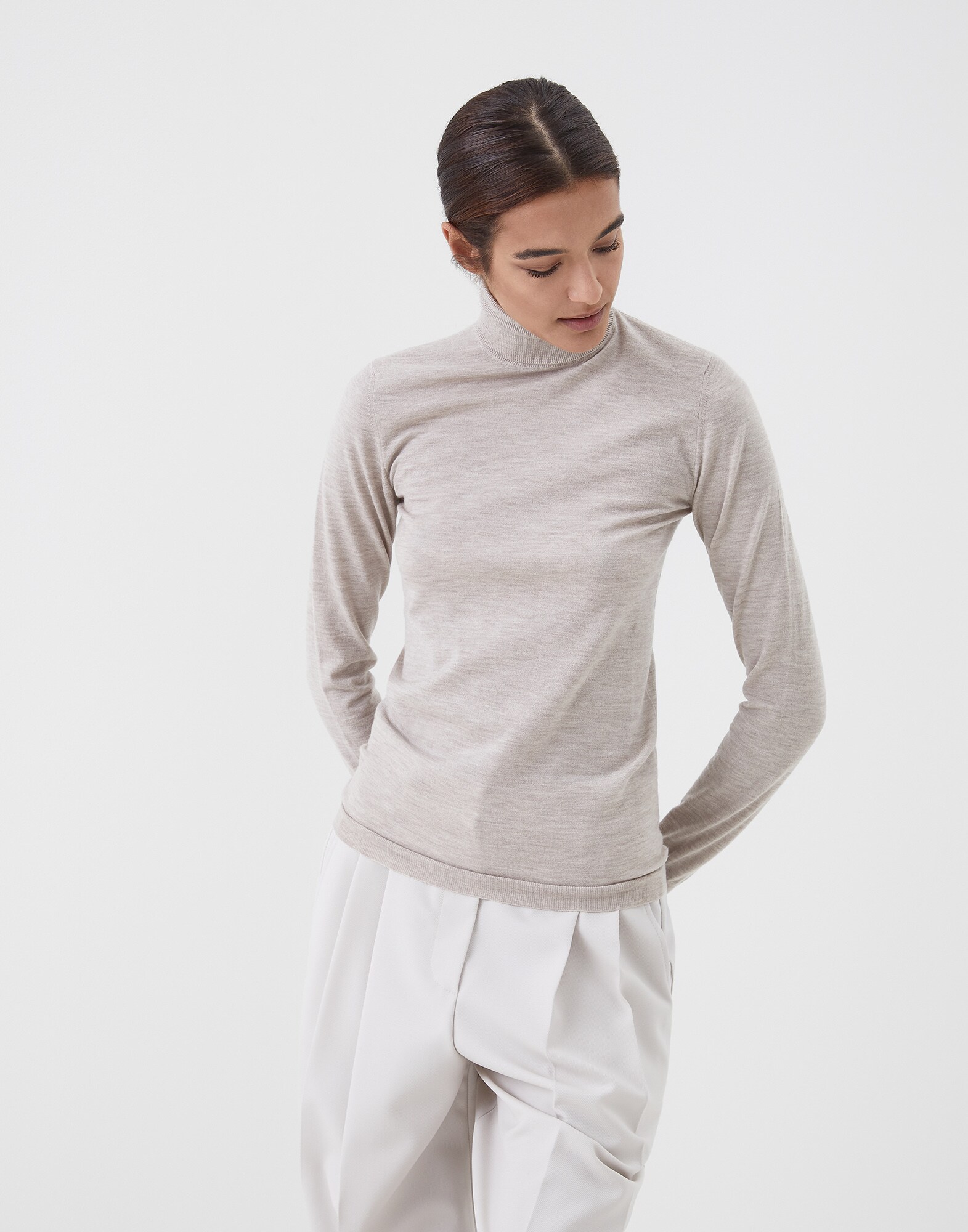 High Neck Sweater - Front