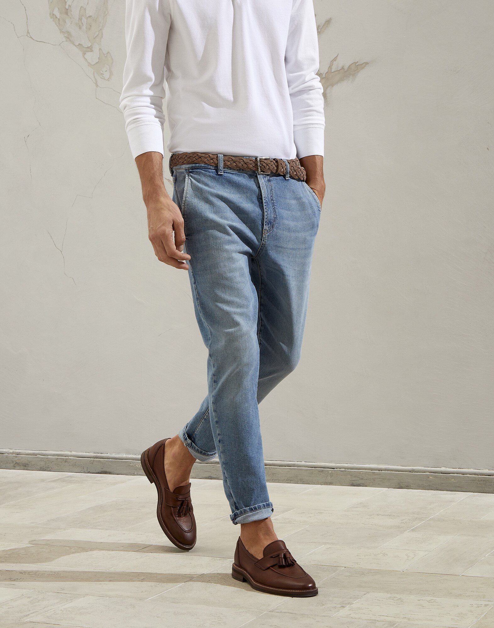 Denim Trousers - Front