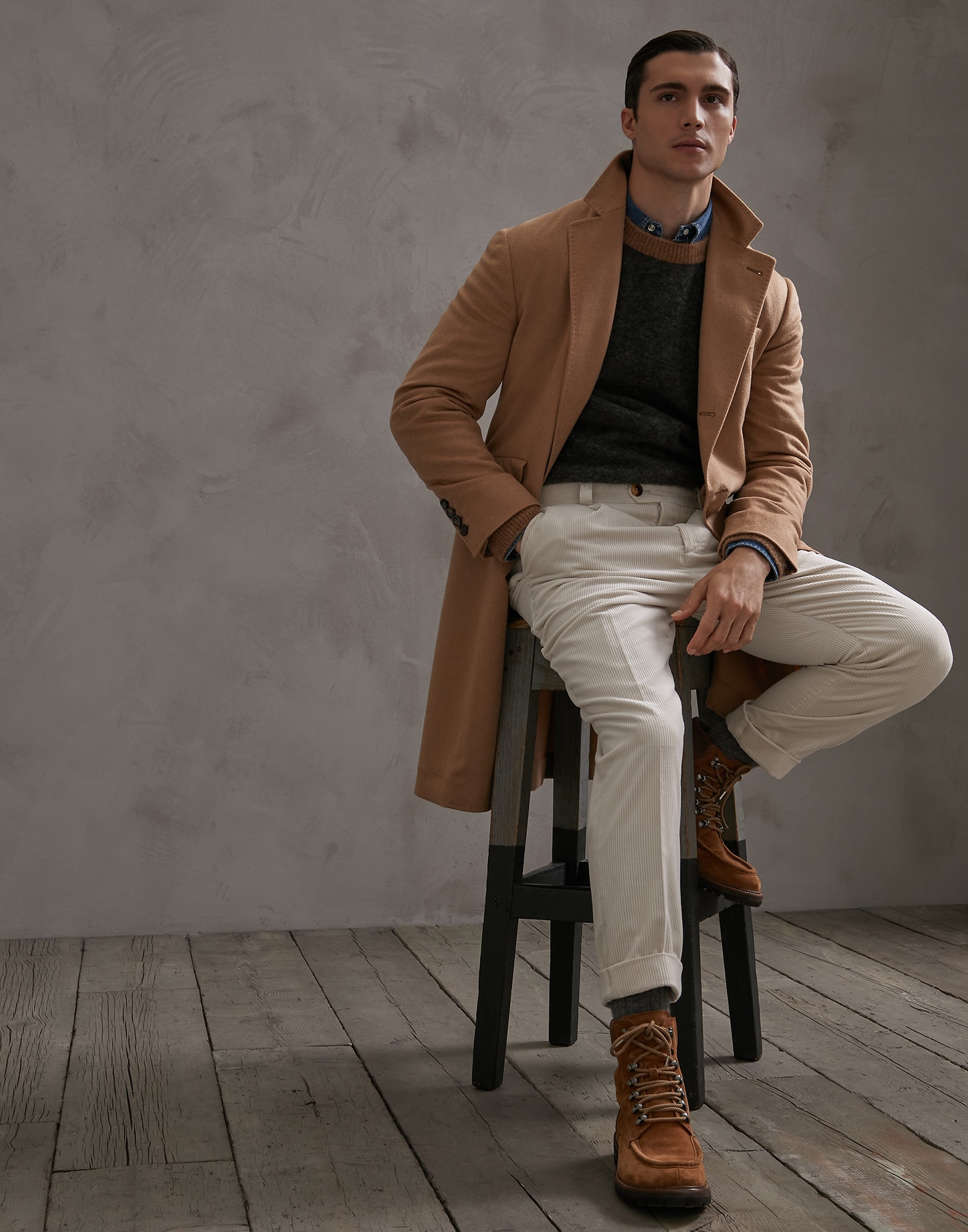 Coat Camel Man 4 - Brunello Cucinelli