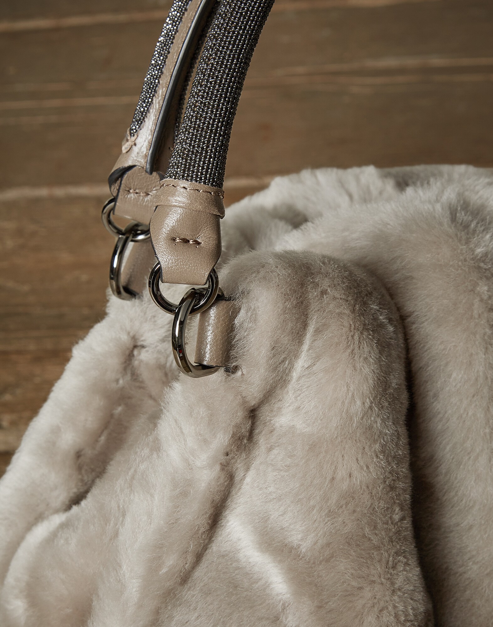 Cabas Marron Clair Femme 2 - Brunello Cucinelli
