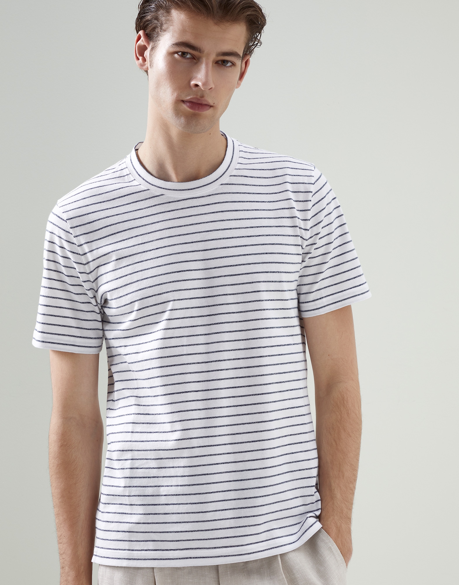 新作人気 ブルネロクチネリ Tシャツ - Tシャツ/カットソー(半袖/袖なし 