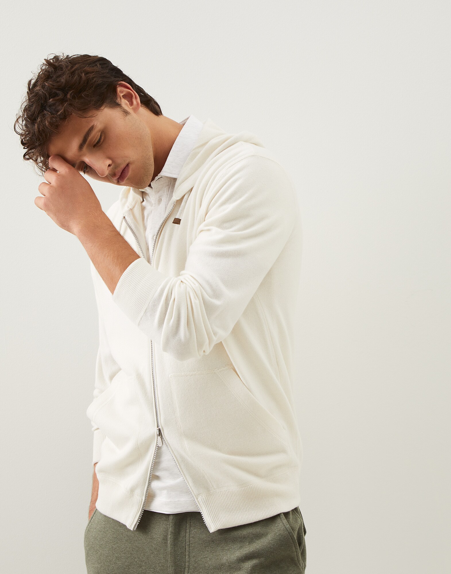Cardigan con Zip -