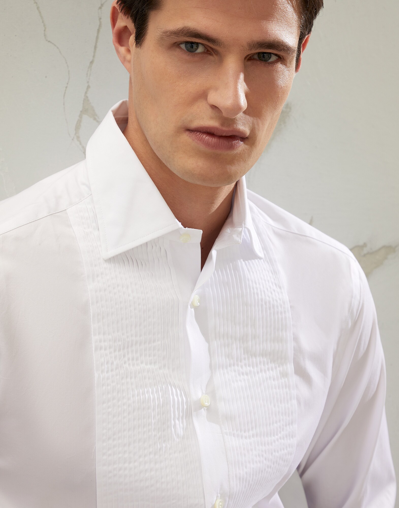 Twill shirt White Man - Brunello Cucinelli