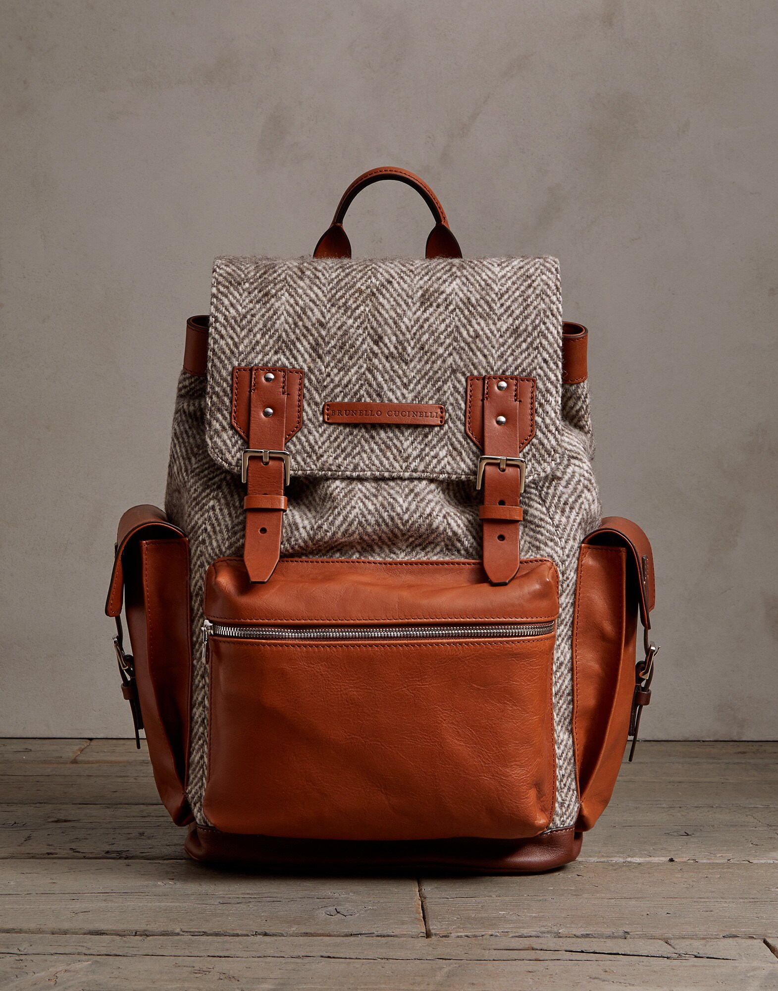 Sac à Dos Marron Homme 1 - Brunello Cucinelli