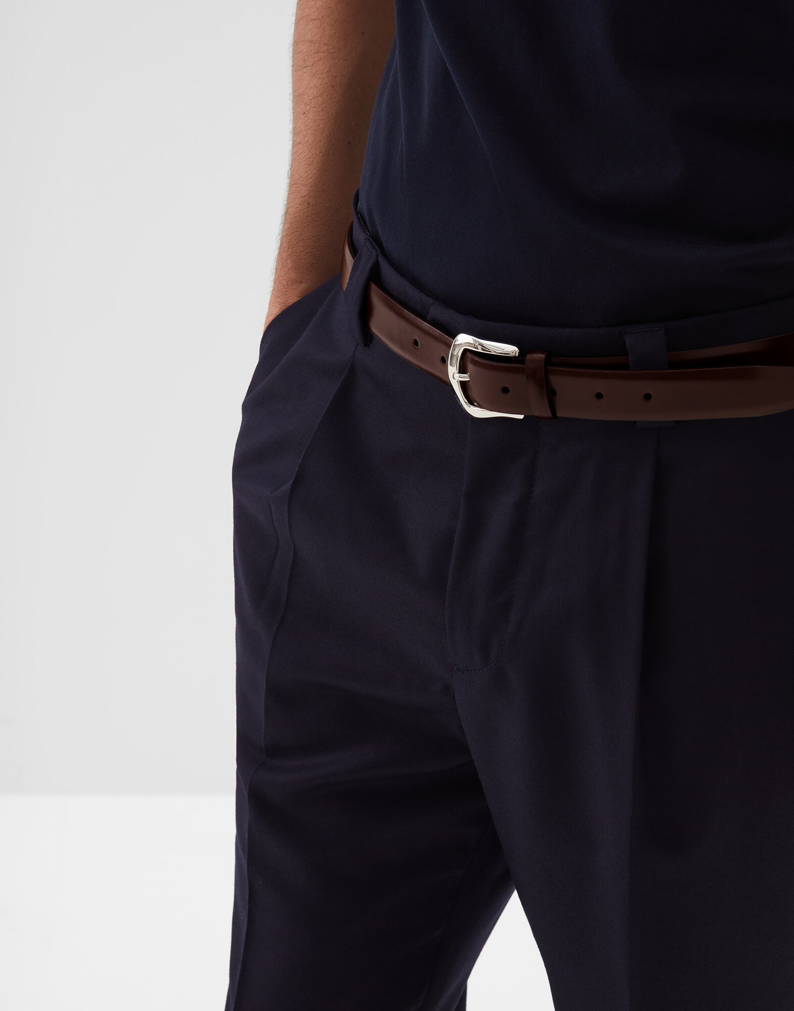 Ceinture Brun Foncé Homme 2 - Brunello Cucinelli