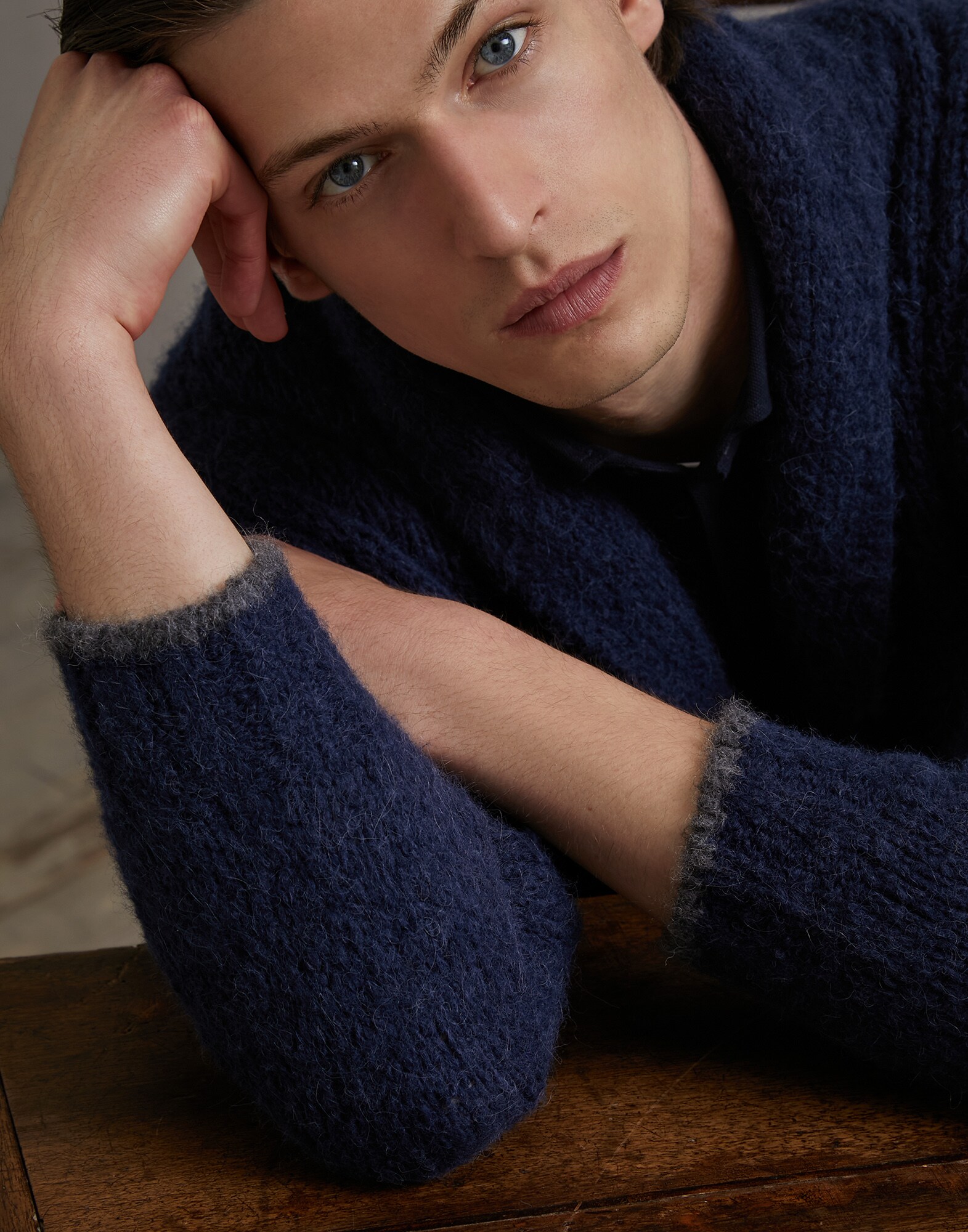 Shawl Collar Cardigan - Detail