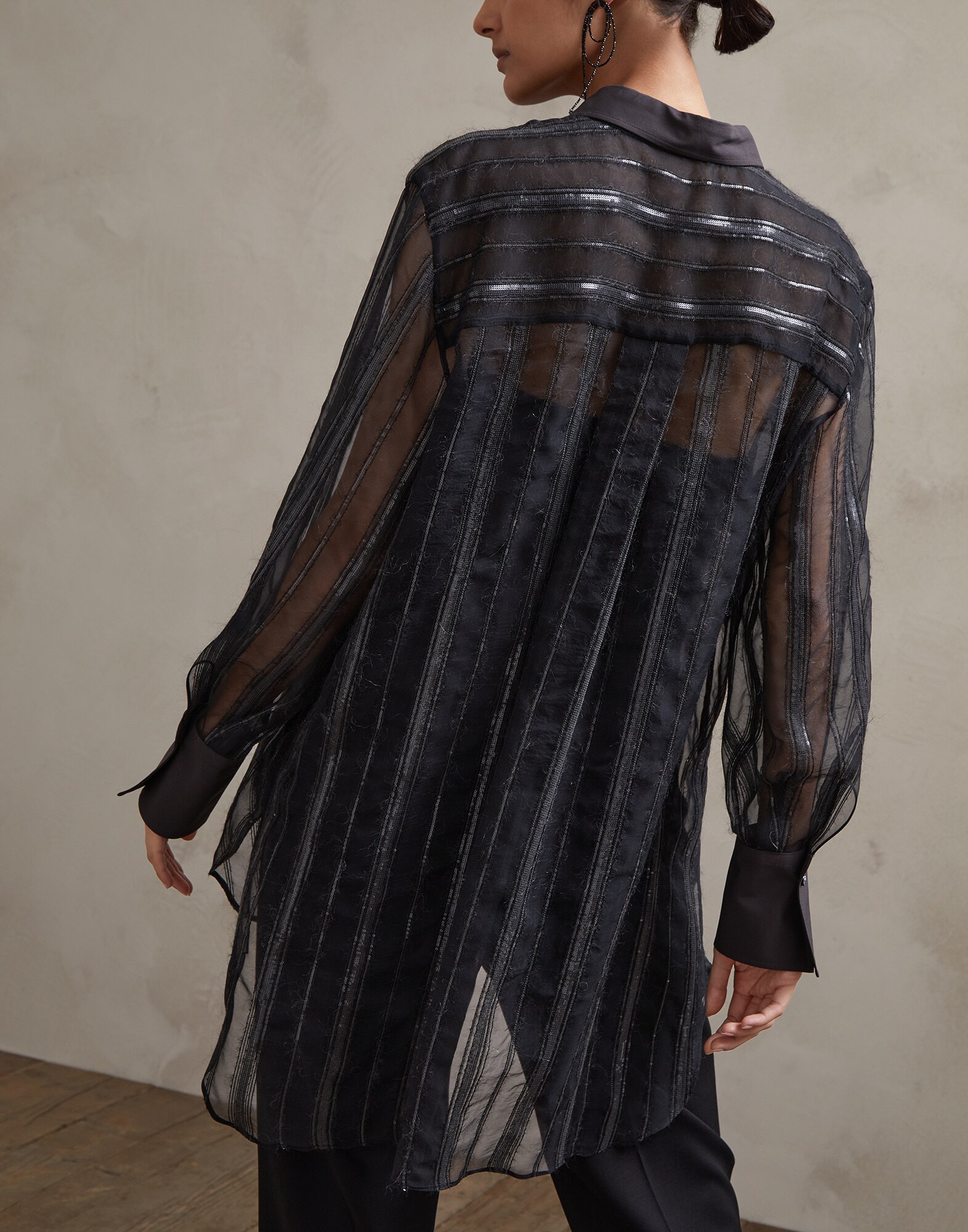 Camisa de Seda - Back