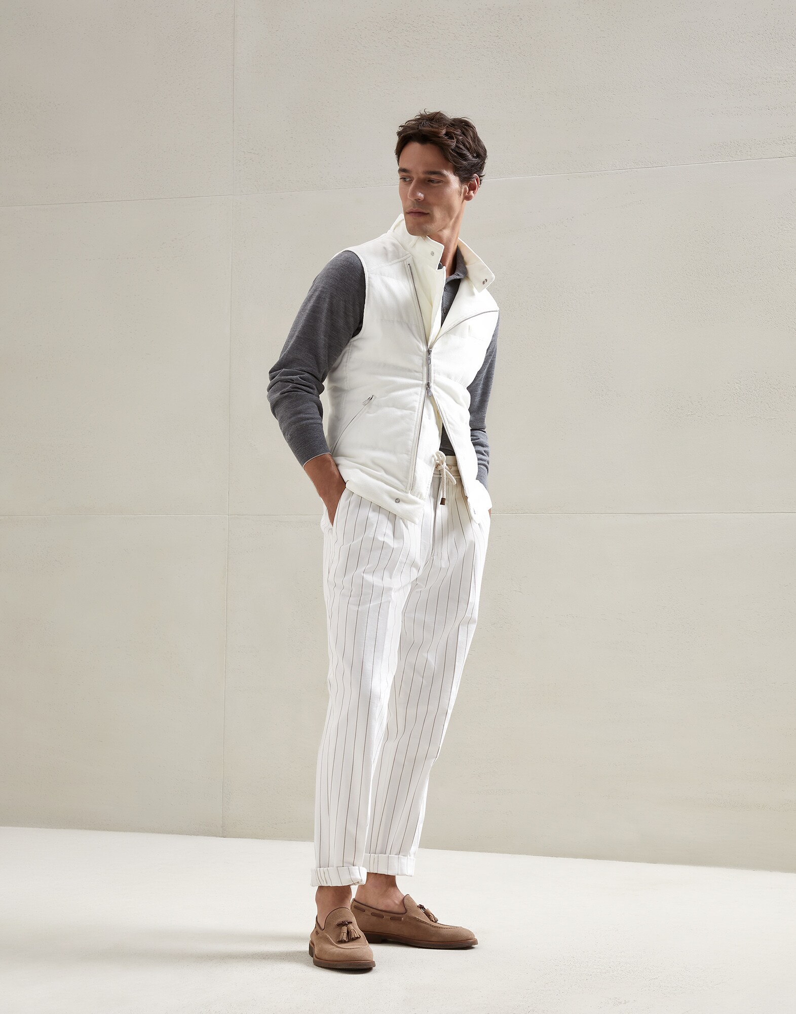 Polo-Style Sweater - Full look