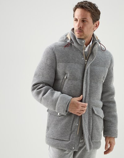 Knit Down Jacket - Front view