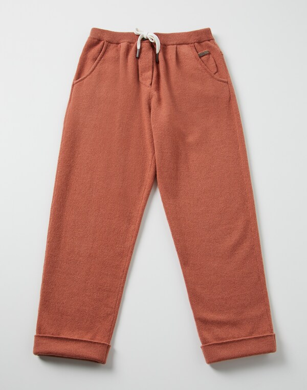 Pantalon en maille Orange Fille - Brunello Cucinelli 