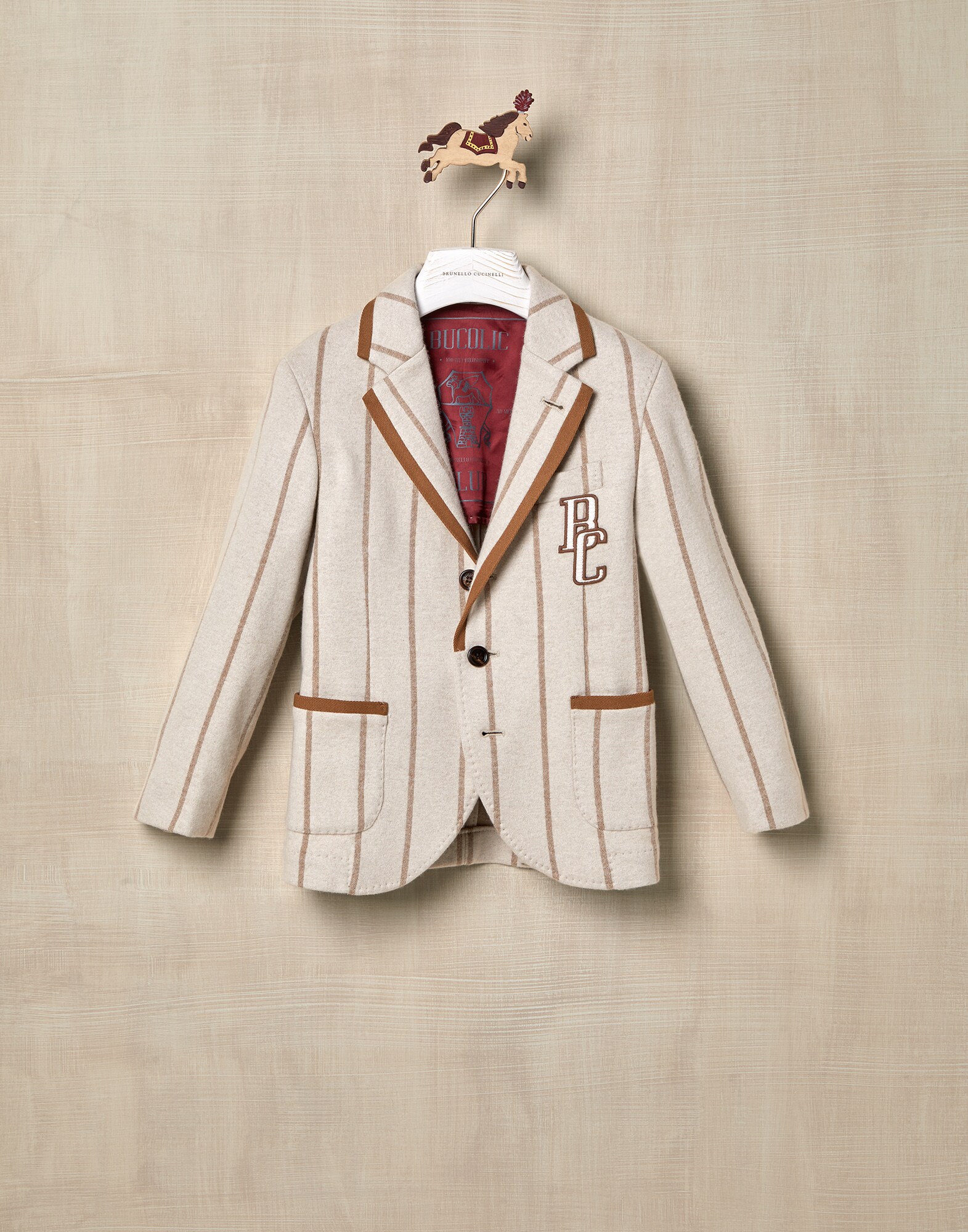 Blazer Sand Boy 1 - Brunello Cucinelli