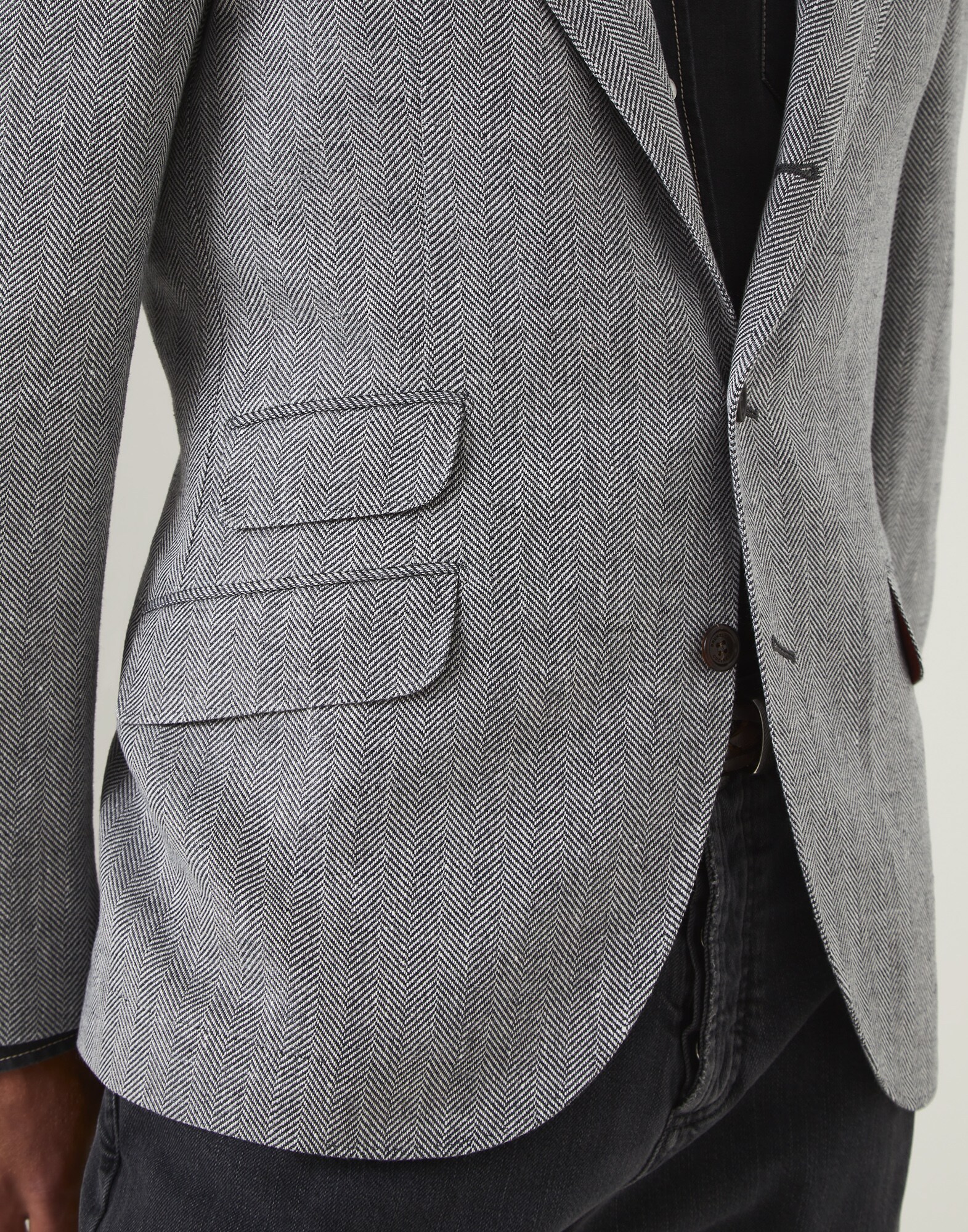Chaqueta de Botonadura Simple - Vista de detalle