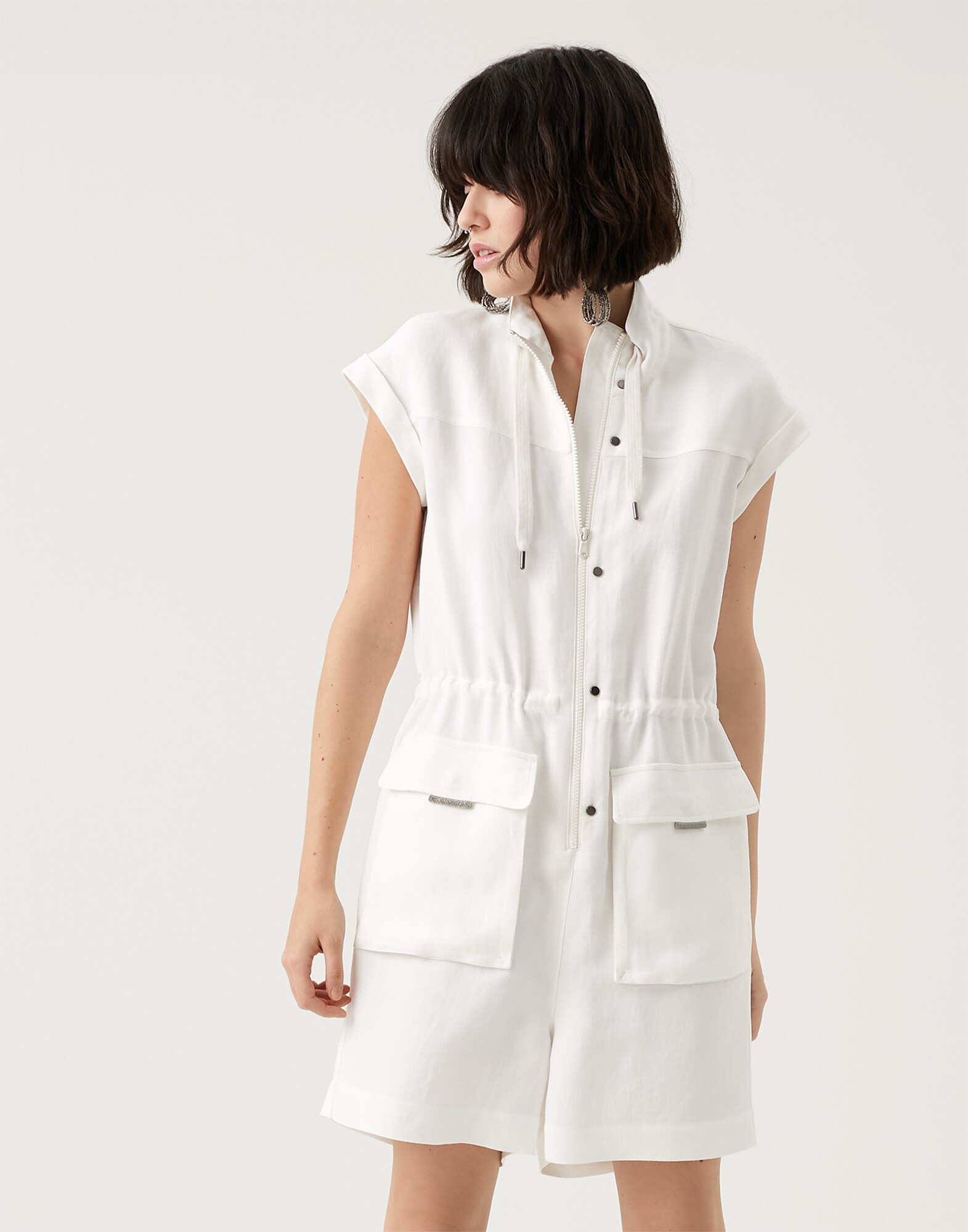 Mono Corto Blanco Mujer - Brunello Cucinelli