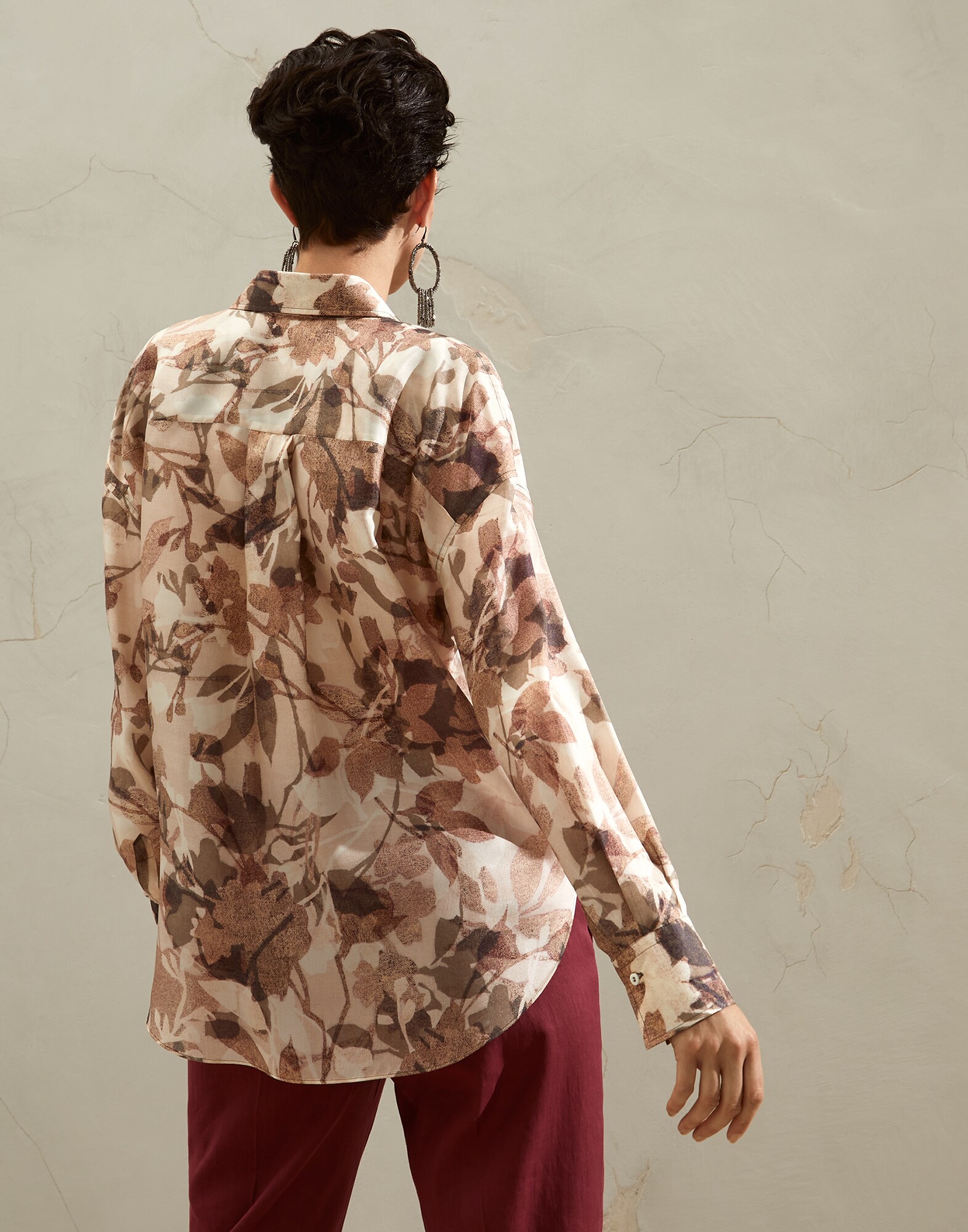 Silk Shirt - Back view