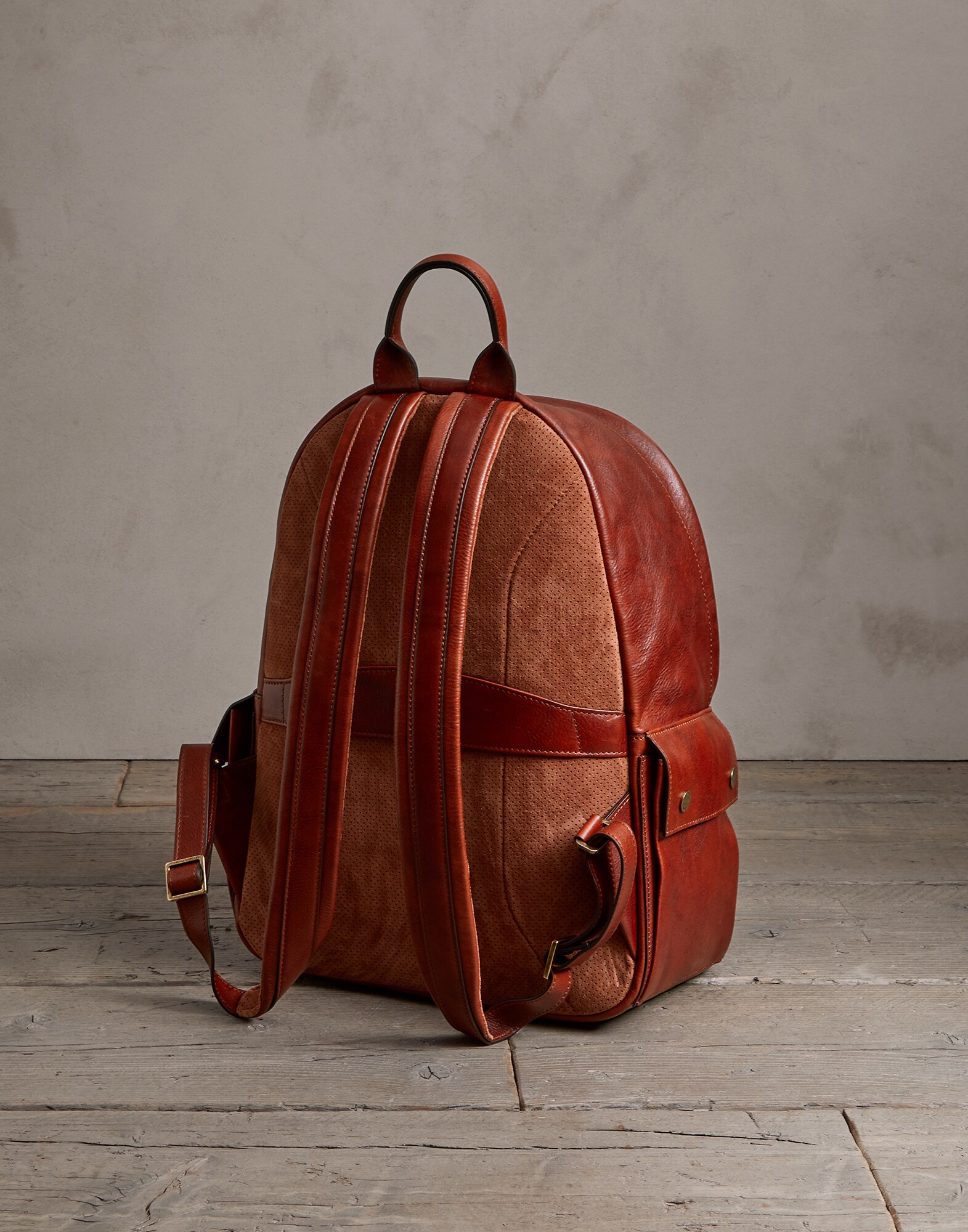Backpack Cognac Man 1 - Brunello Cucinelli