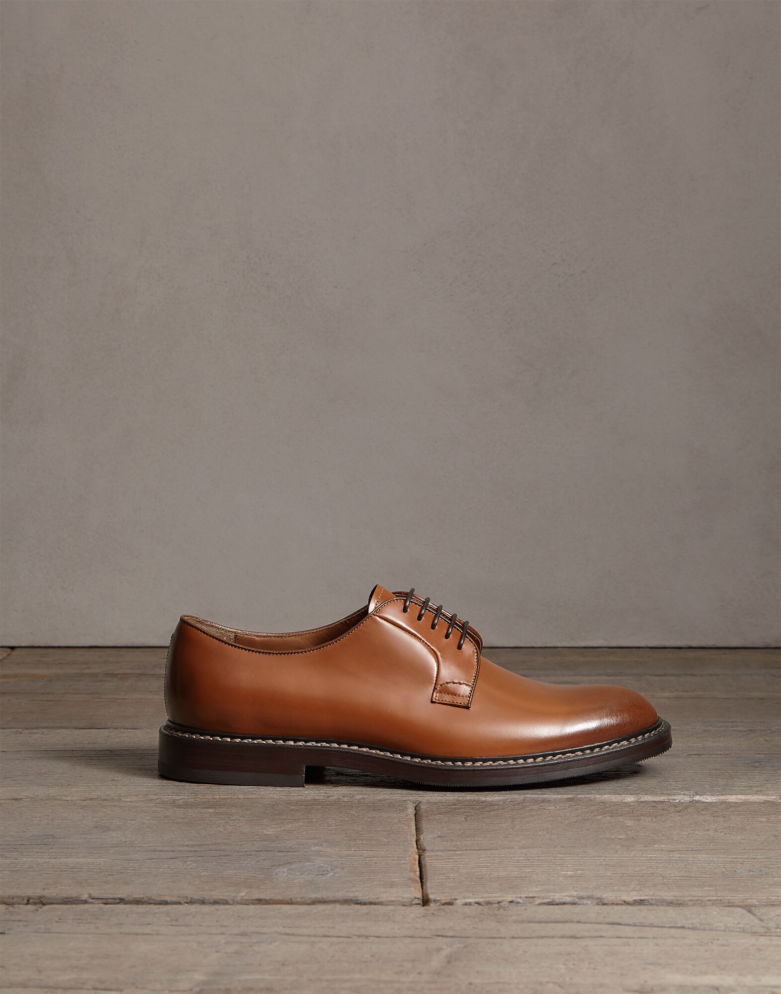 Lace-Ups Leather Man 3 - Brunello Cucinelli