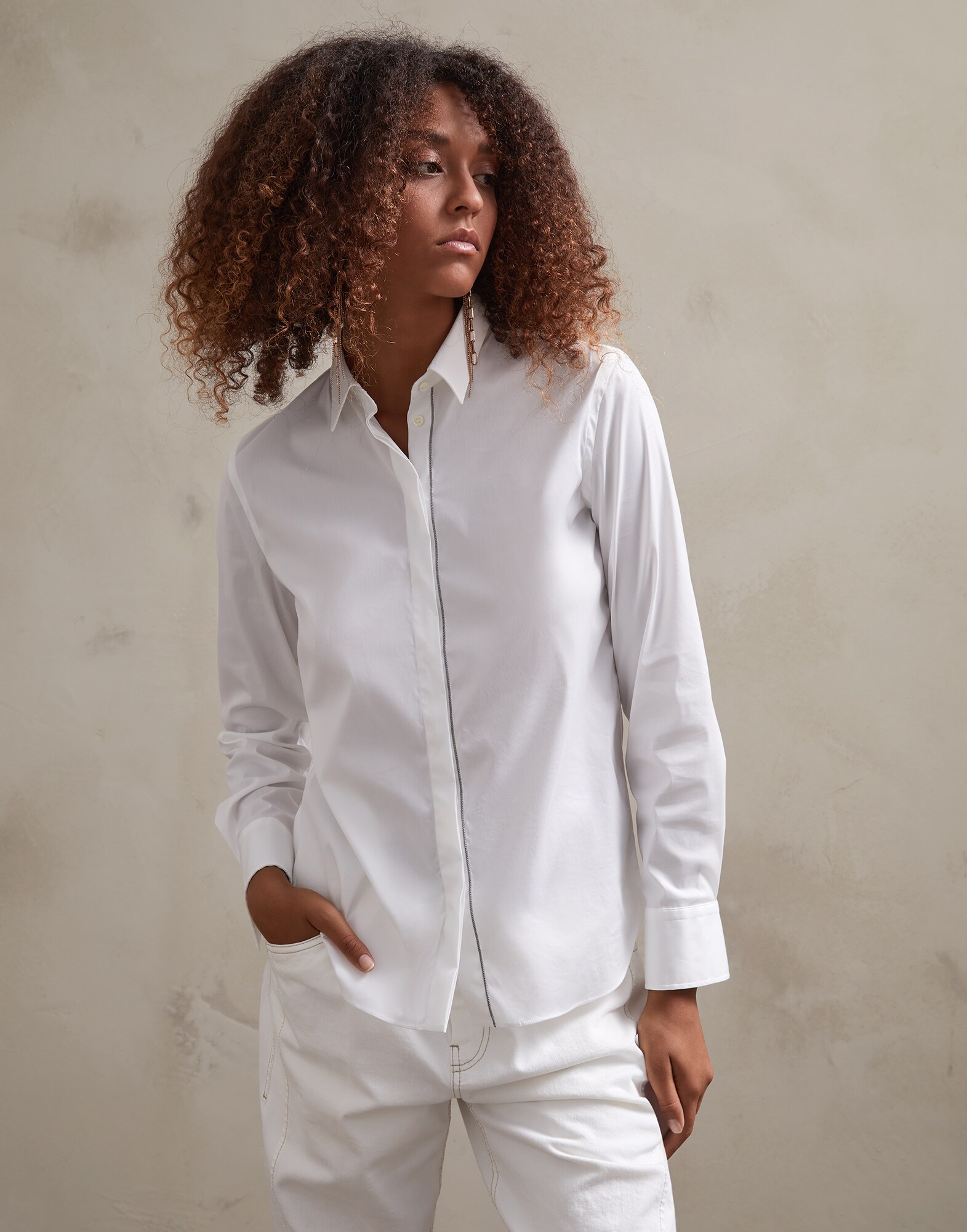 Cotton Shirt - Front