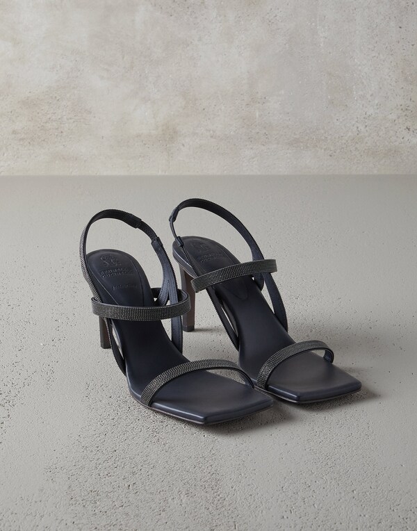 Chaussures à talon en veau mat Noir Femme - Brunello Cucinelli 