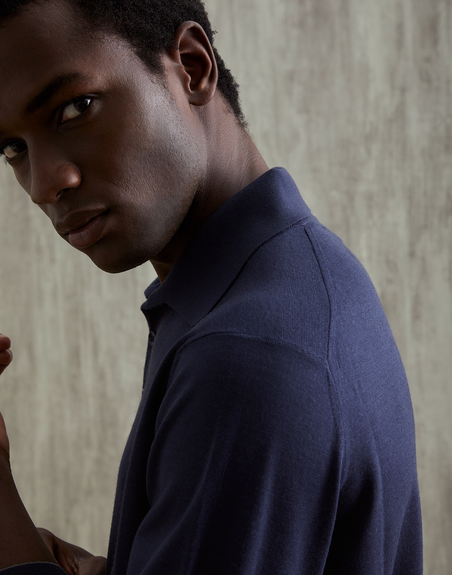 Polo-Style Sweater - Detail view