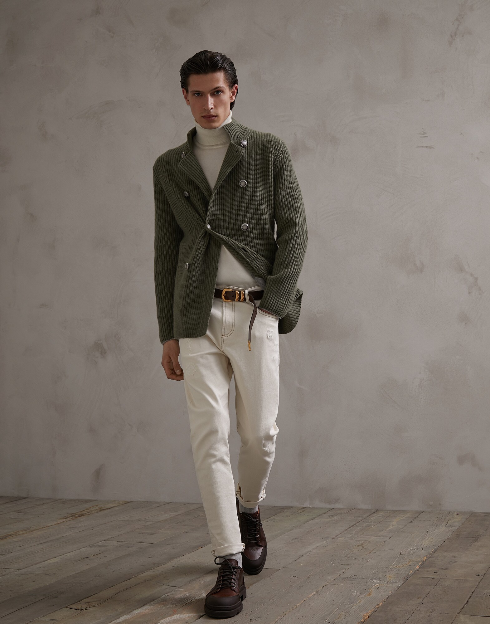 Button-front Cardigan - Look