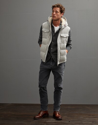 Button-front Cardigan - Full look