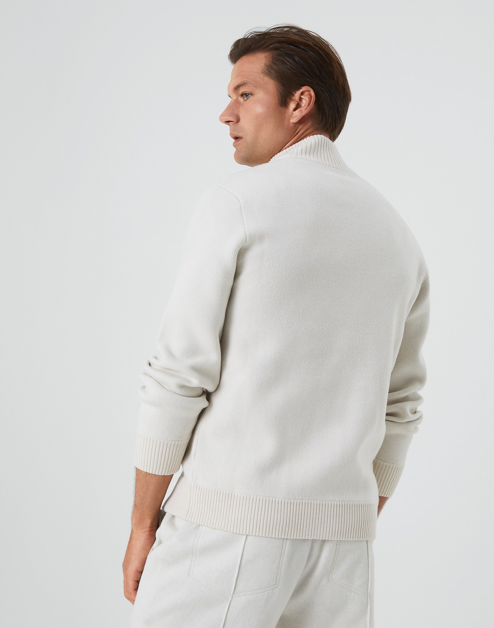 Zip-front Cardigan - Back