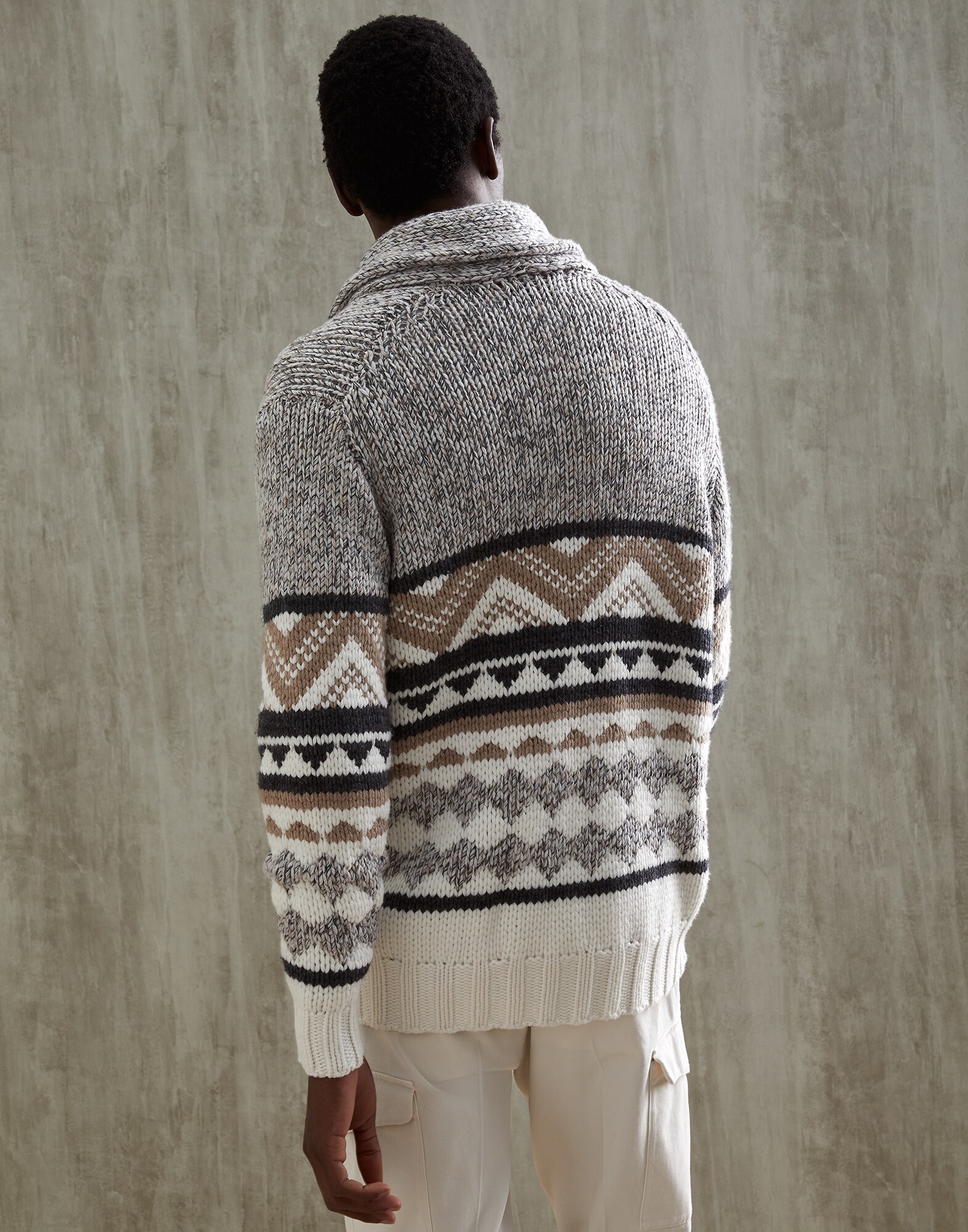 Button-front Cardigan - Back view