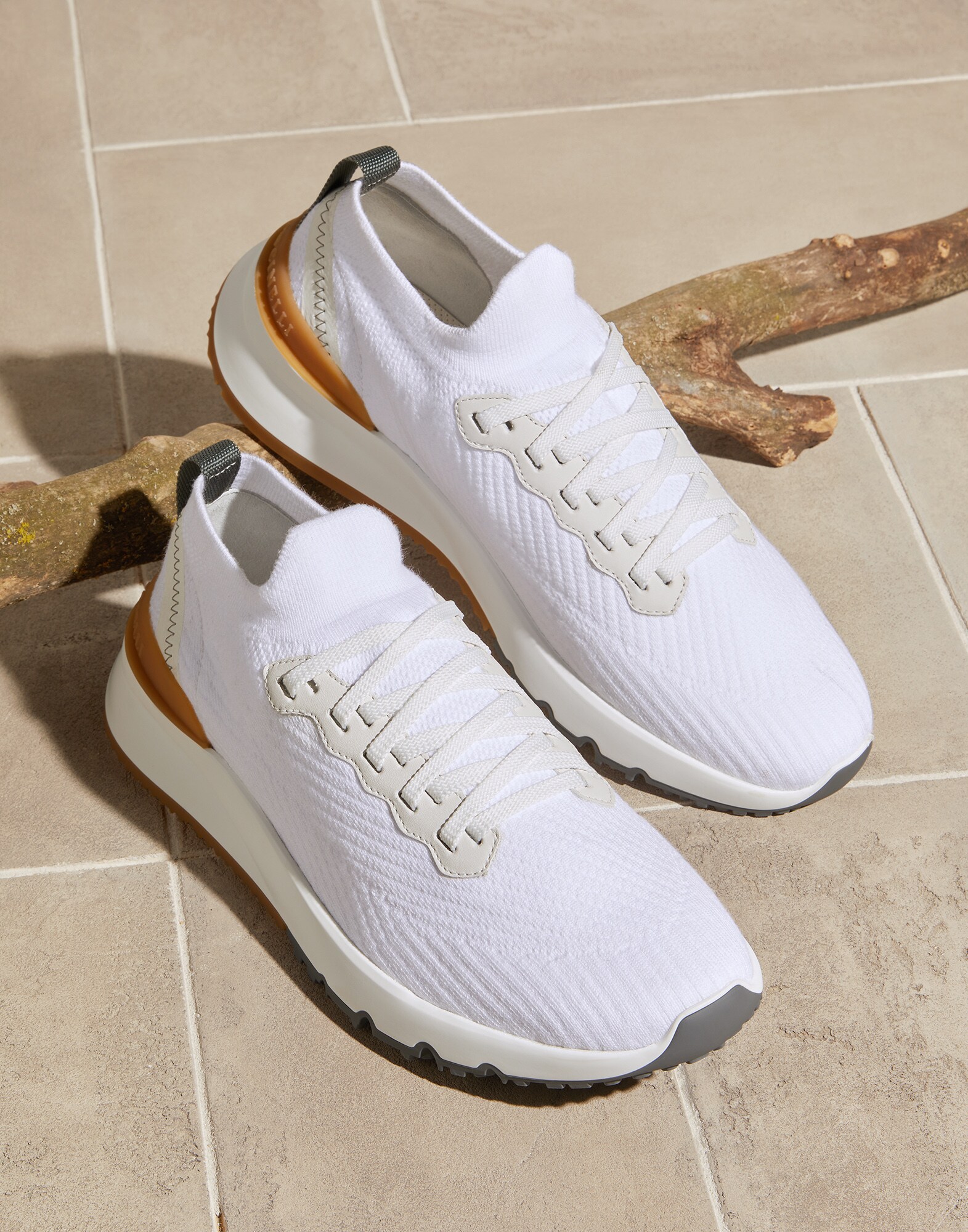 Sneakers Weiß Herren - Brunello Cucinelli