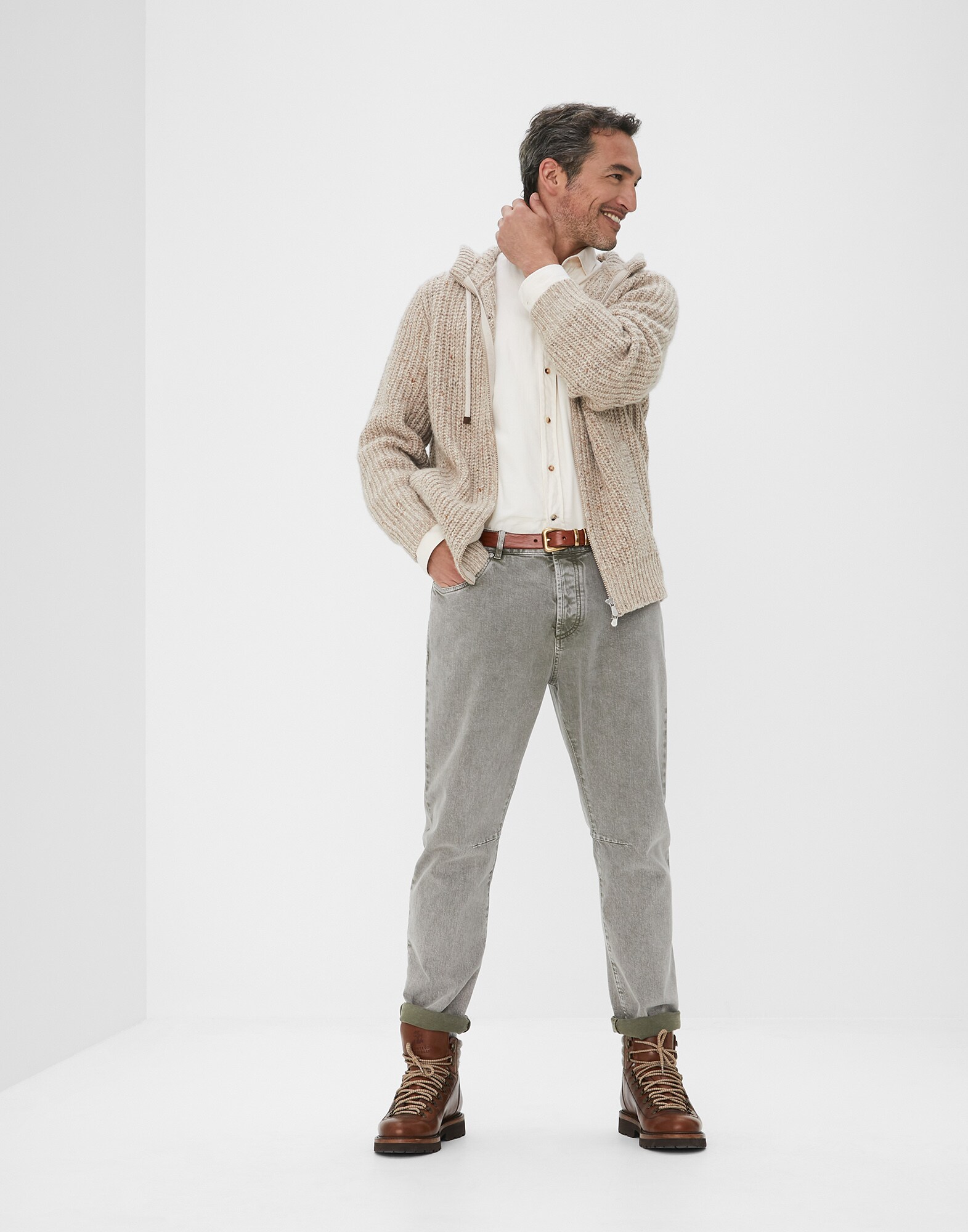 Denim Trousers Military Man 3 - Brunello Cucinelli