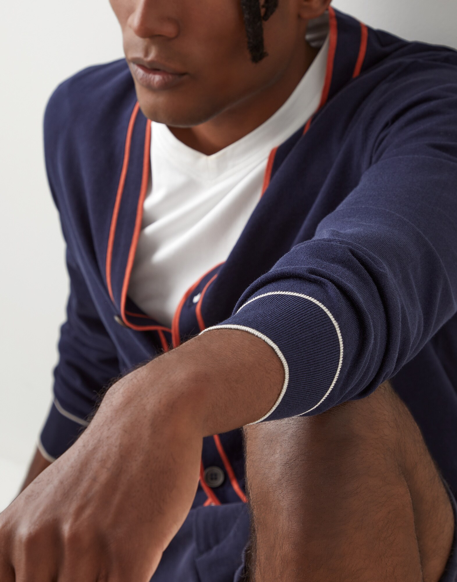 Button-front Cardigan - Detail view