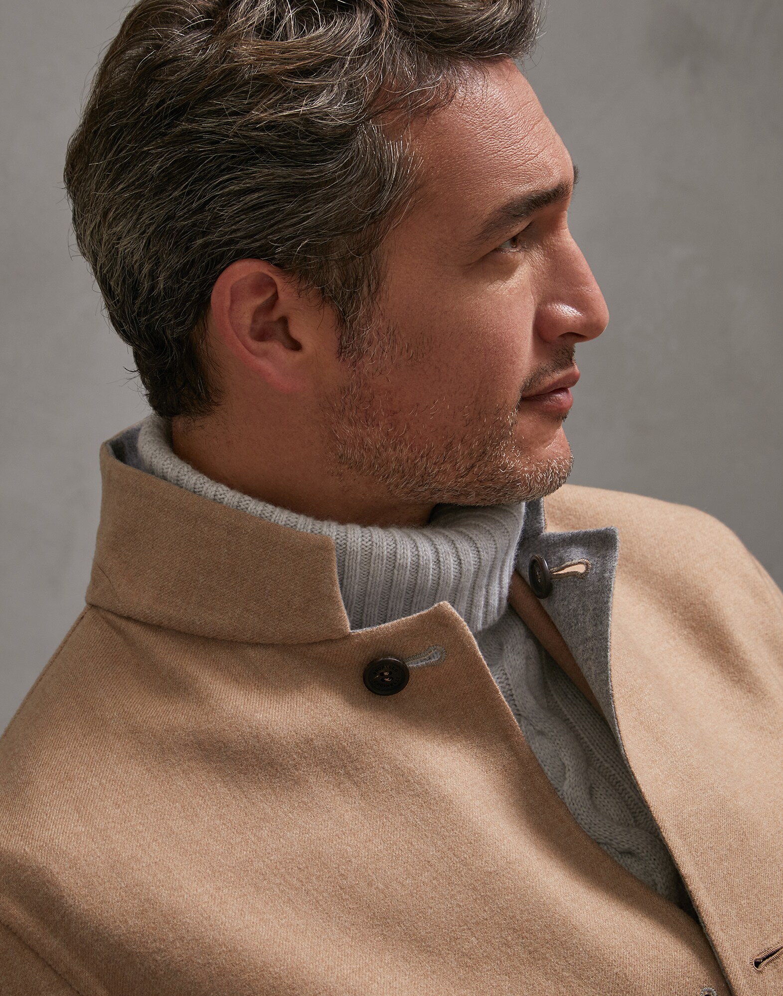 Jacket-style Outerwear Grey Man 3 - Brunello Cucinelli