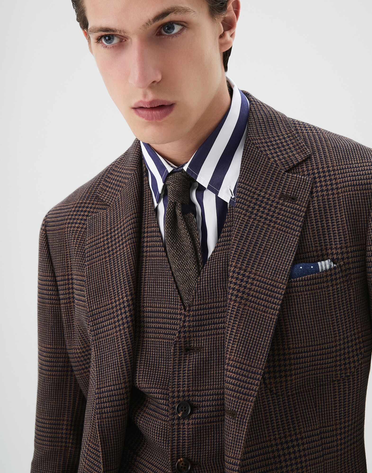 Tie Brown Man 3 - Brunello Cucinelli