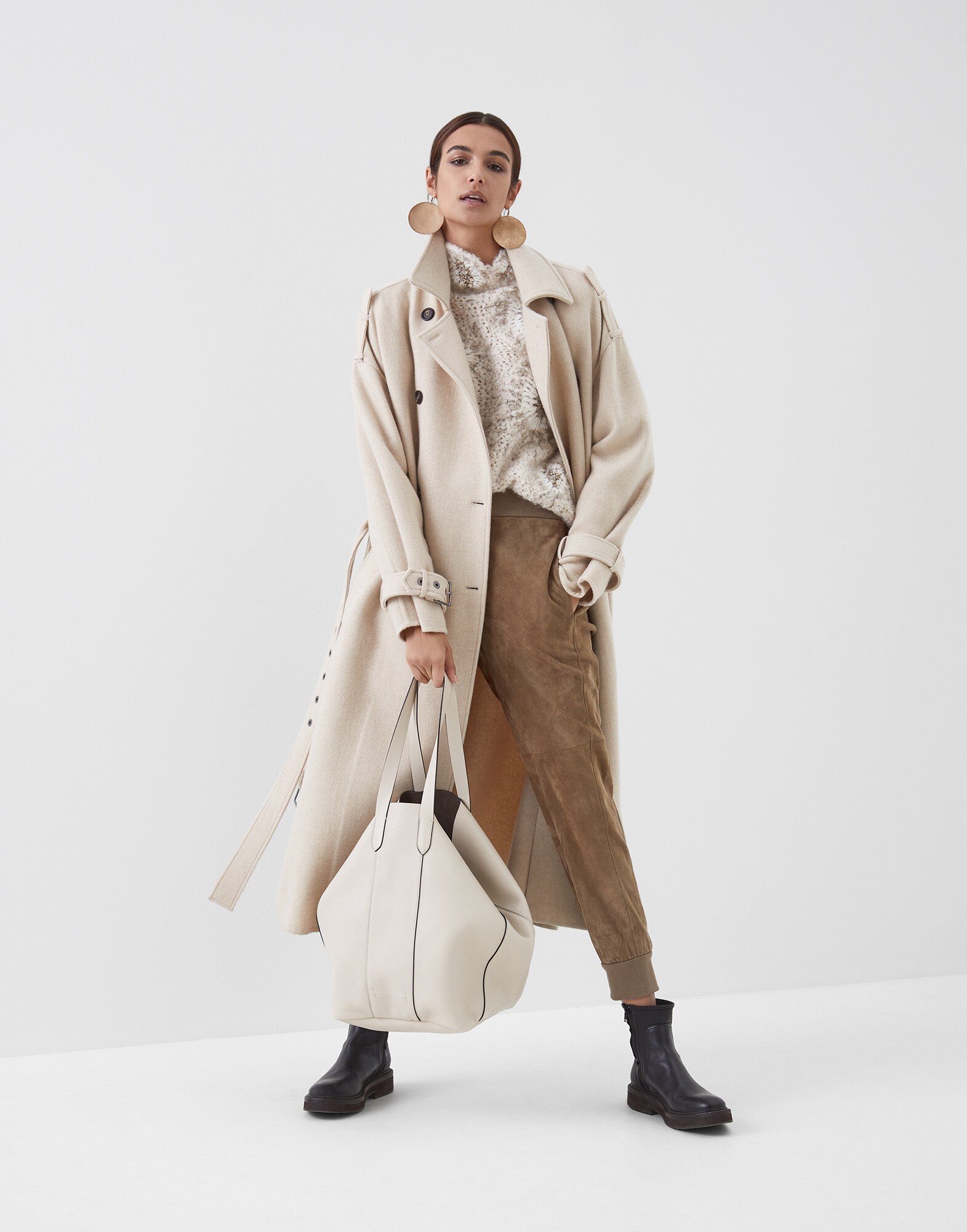 Pullover mit Stehkragen - Look