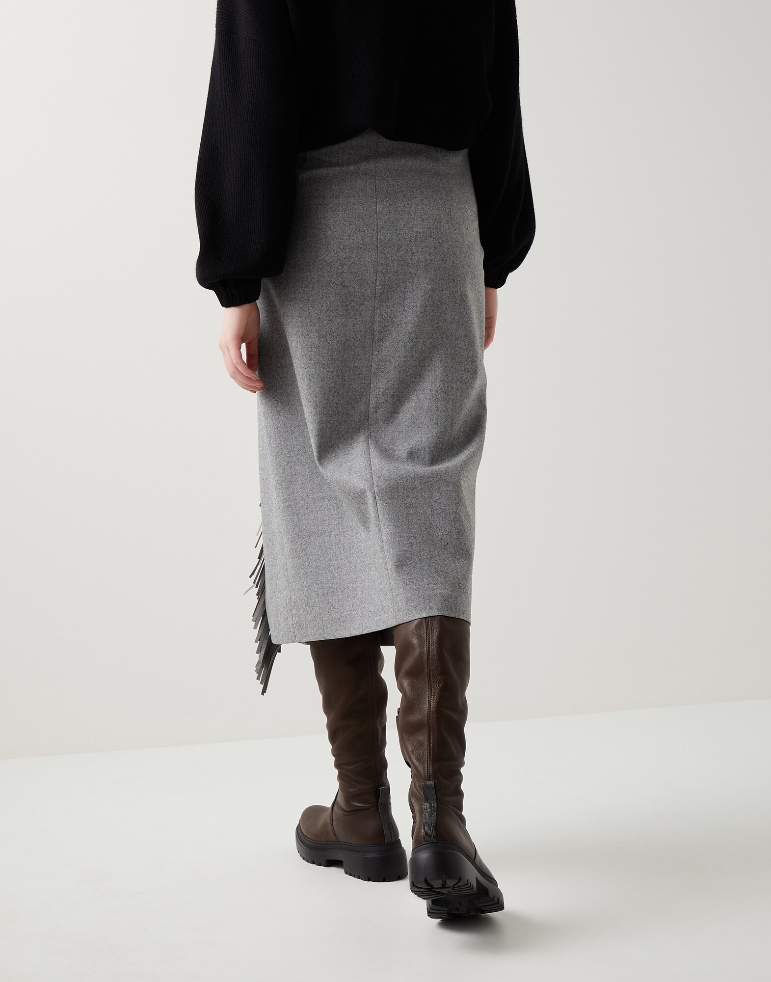 Midi Skirt - Back view