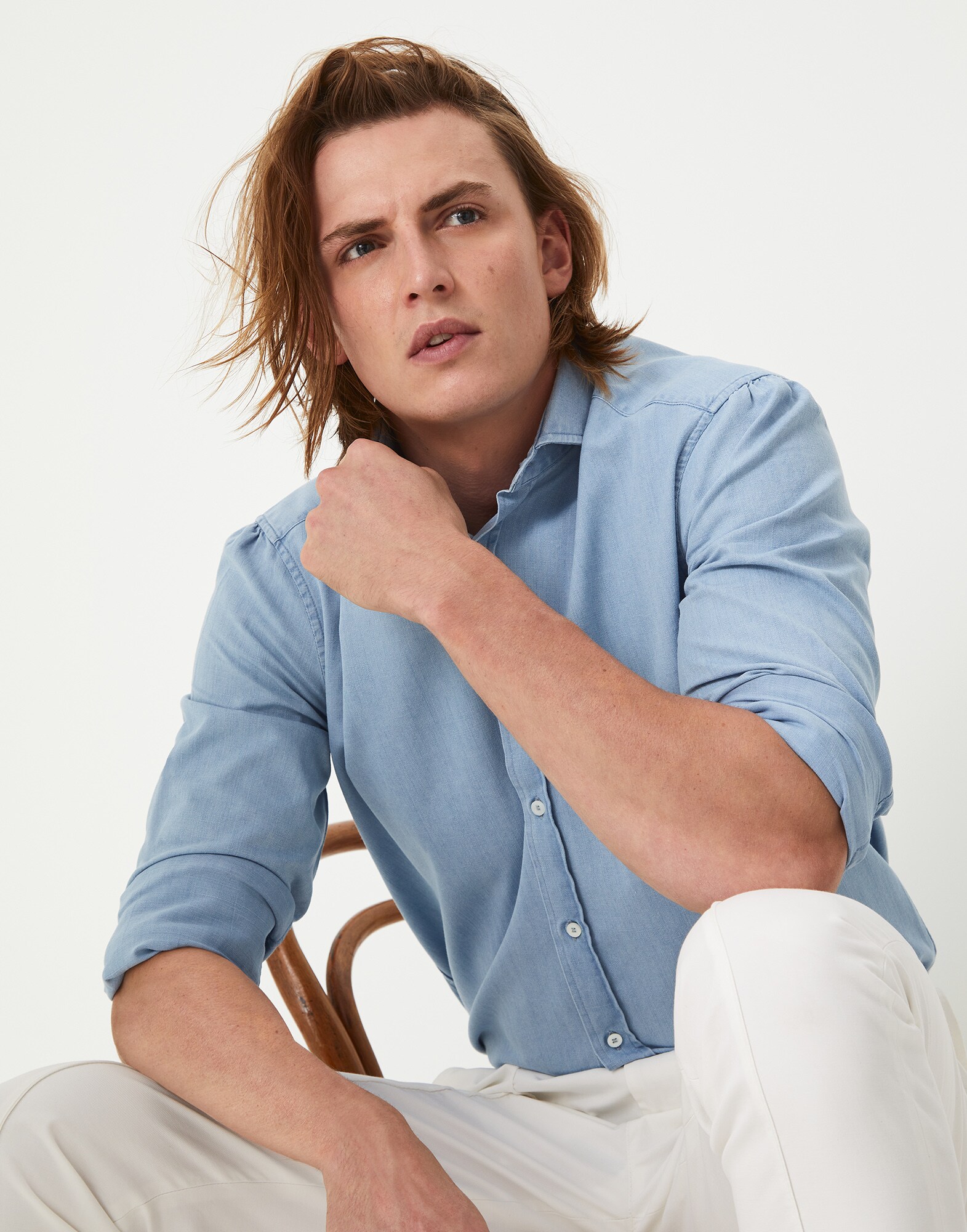Denim Shirt - Editorial