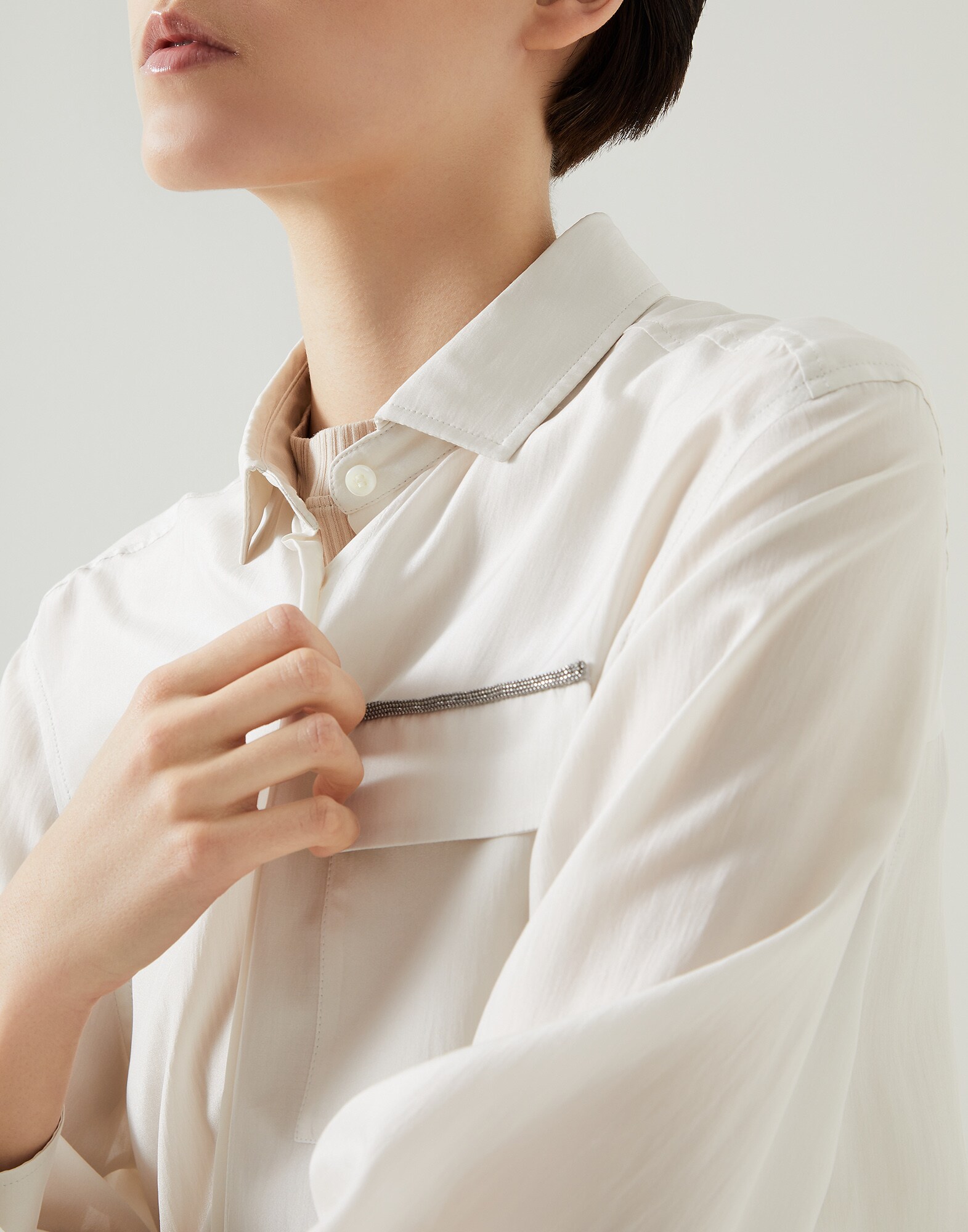 Camisa de Seda - Vista de detalle