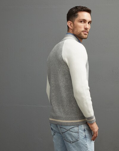 Zip-front Cardigan - Back view