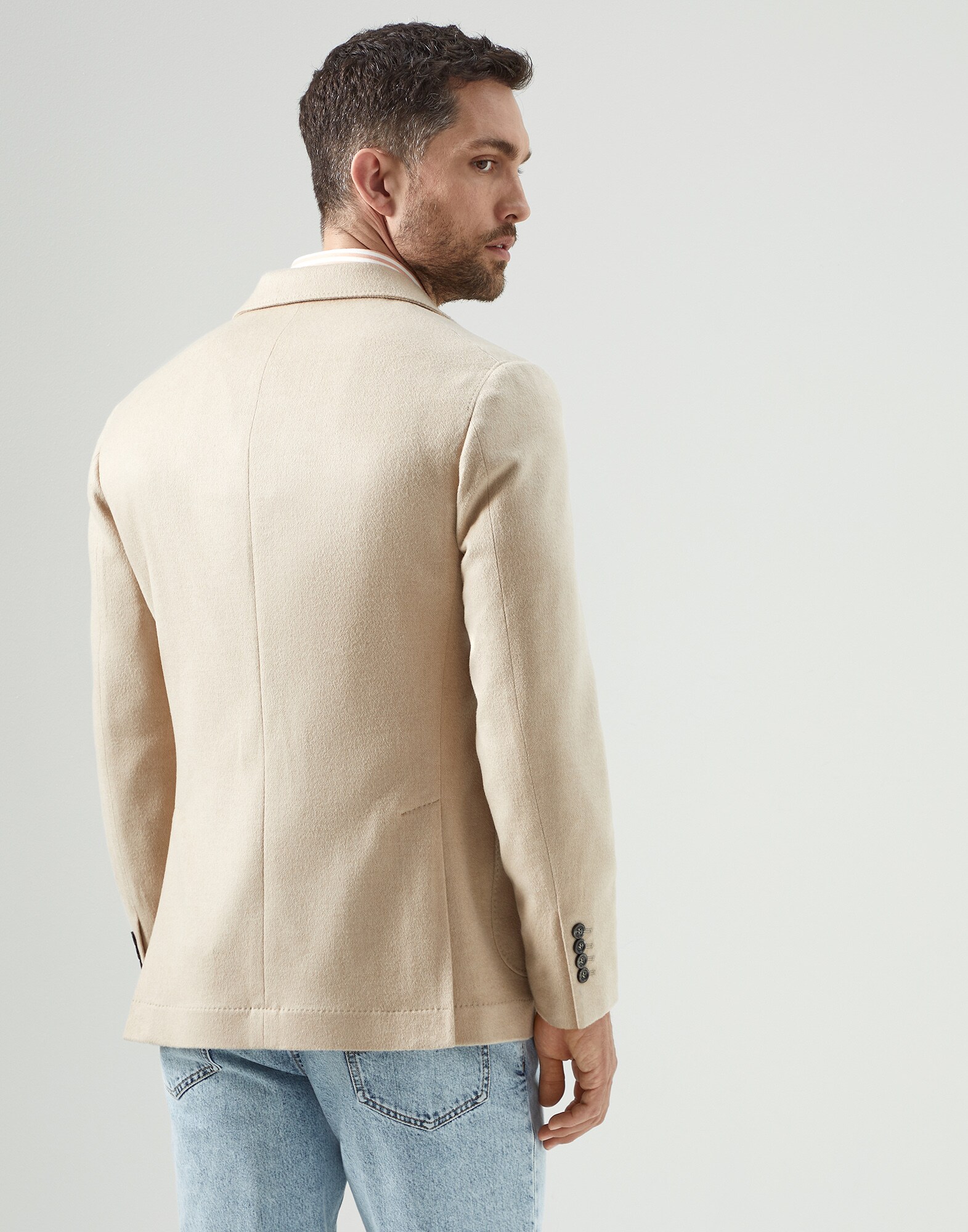 Single Breasted Blazer - Back view