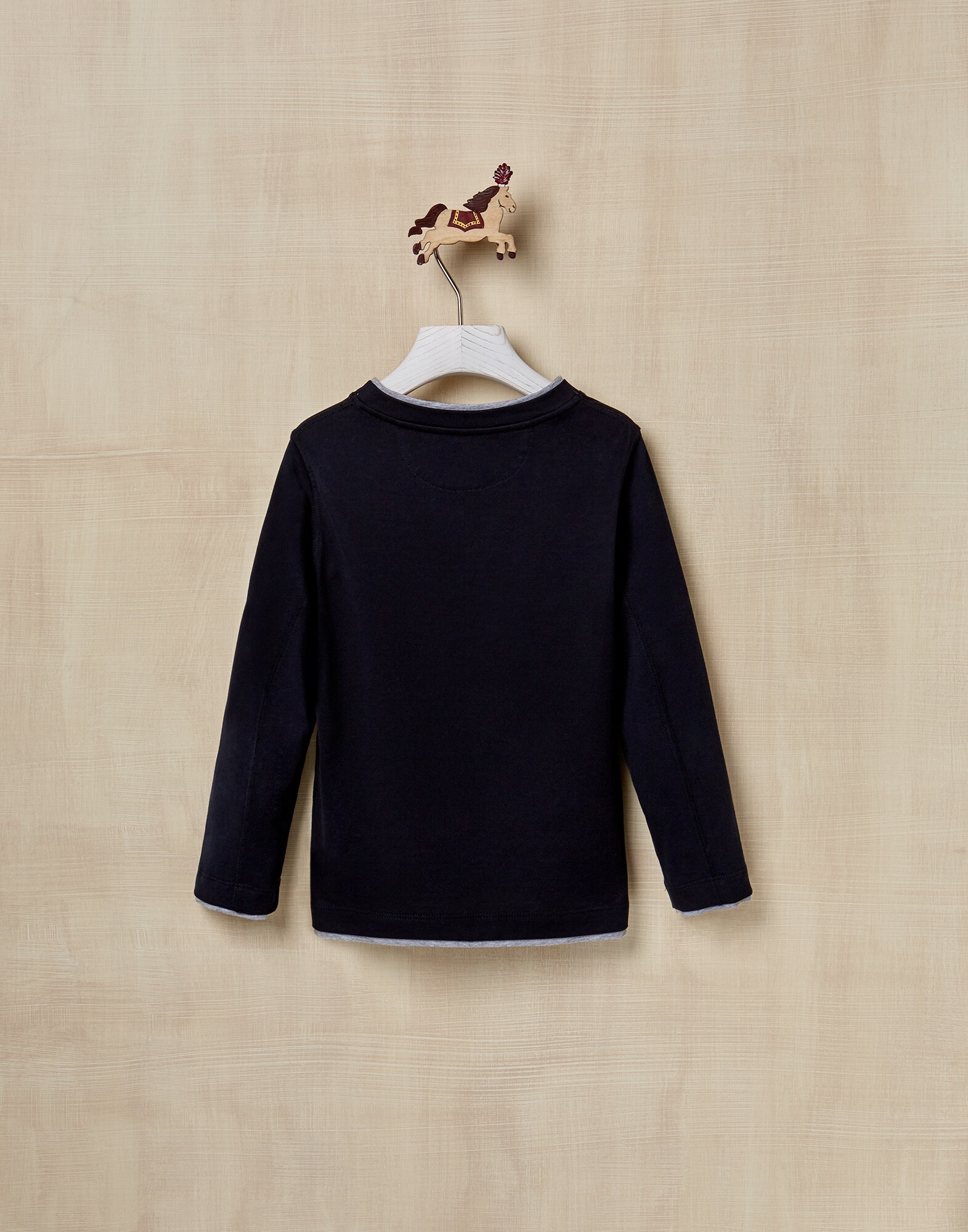 T-Shirt Navy-Blau Jungen 2 - Brunello Cucinelli