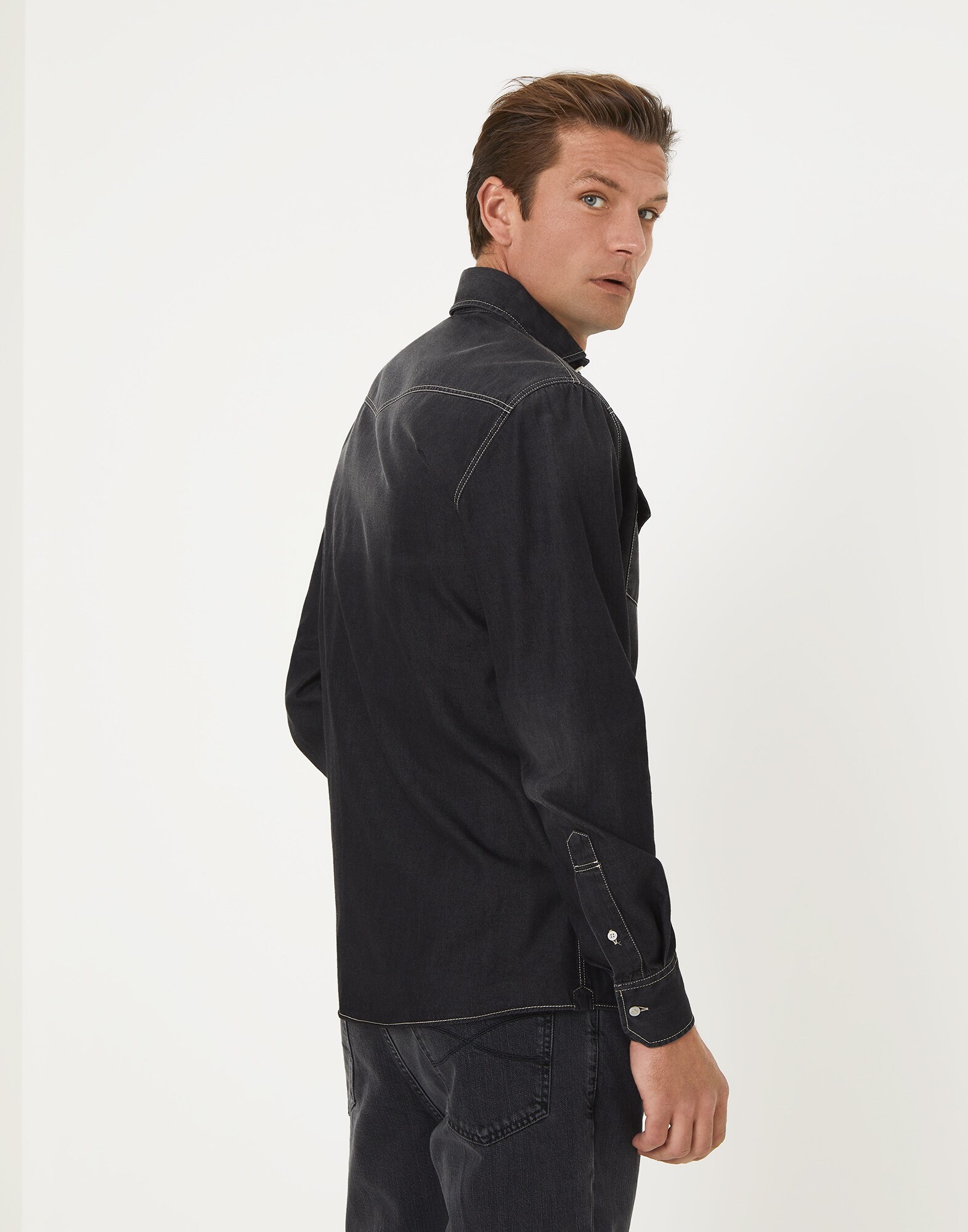 Denim Shirt - Back