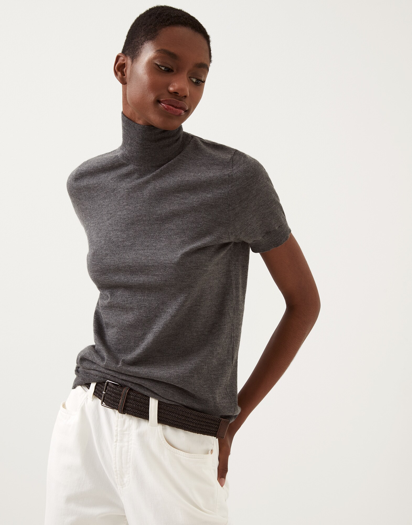 lightweight mock turtleneck