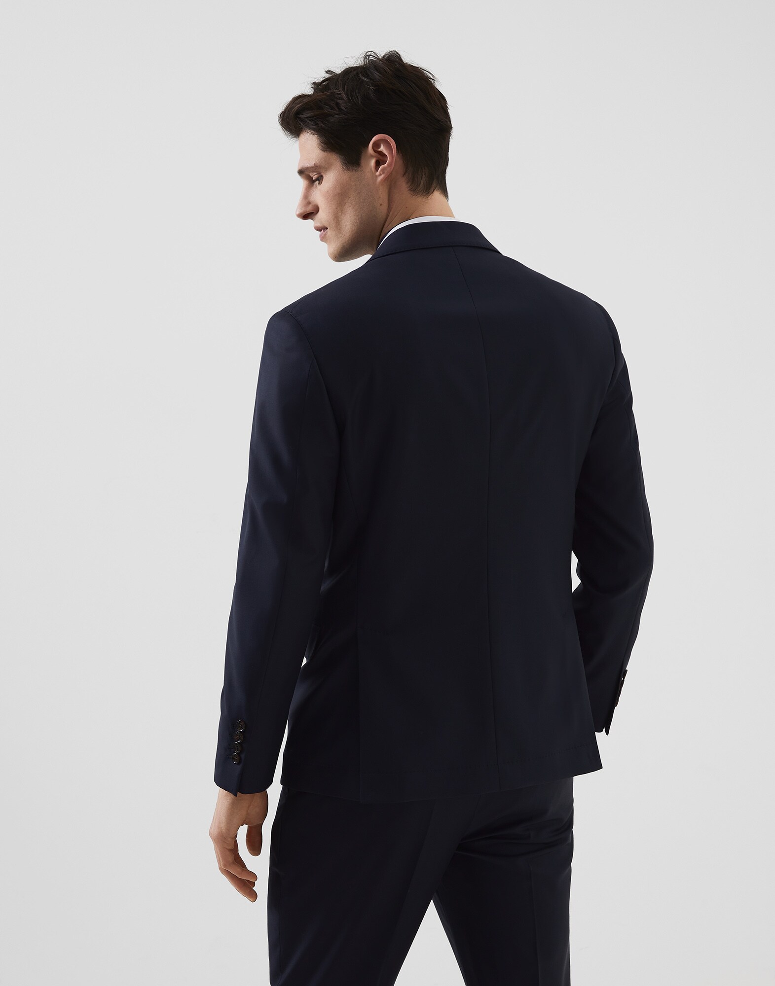 Single Breasted Blazer - Back view