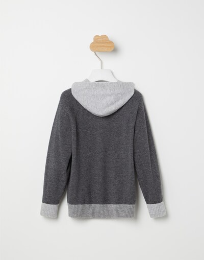Hooded Cardigan - Back view