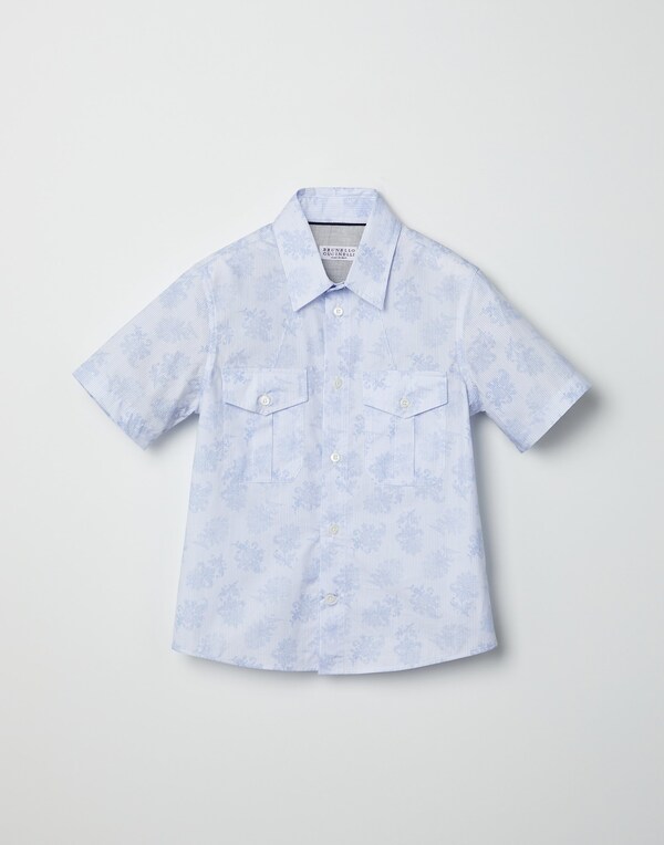 Short sleeve shirt Azure Boy - Brunello Cucinelli